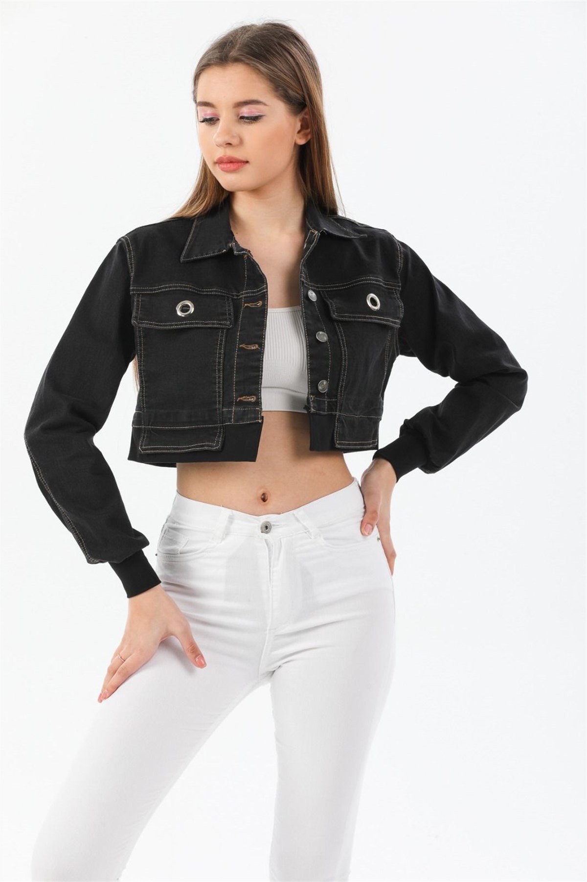 Kadın Yeni Model Kot Ceket 41126