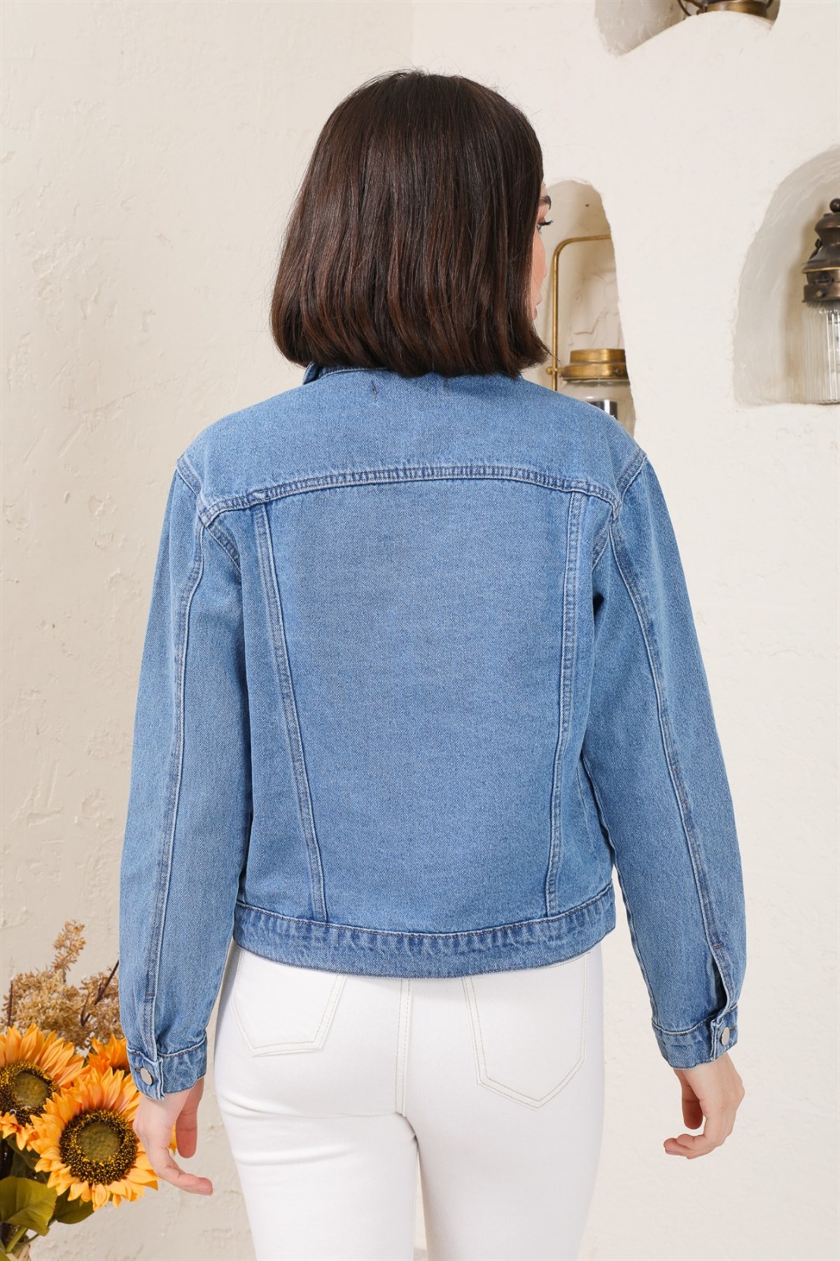 Kadın Yeni Model Kot Ceket 4337126