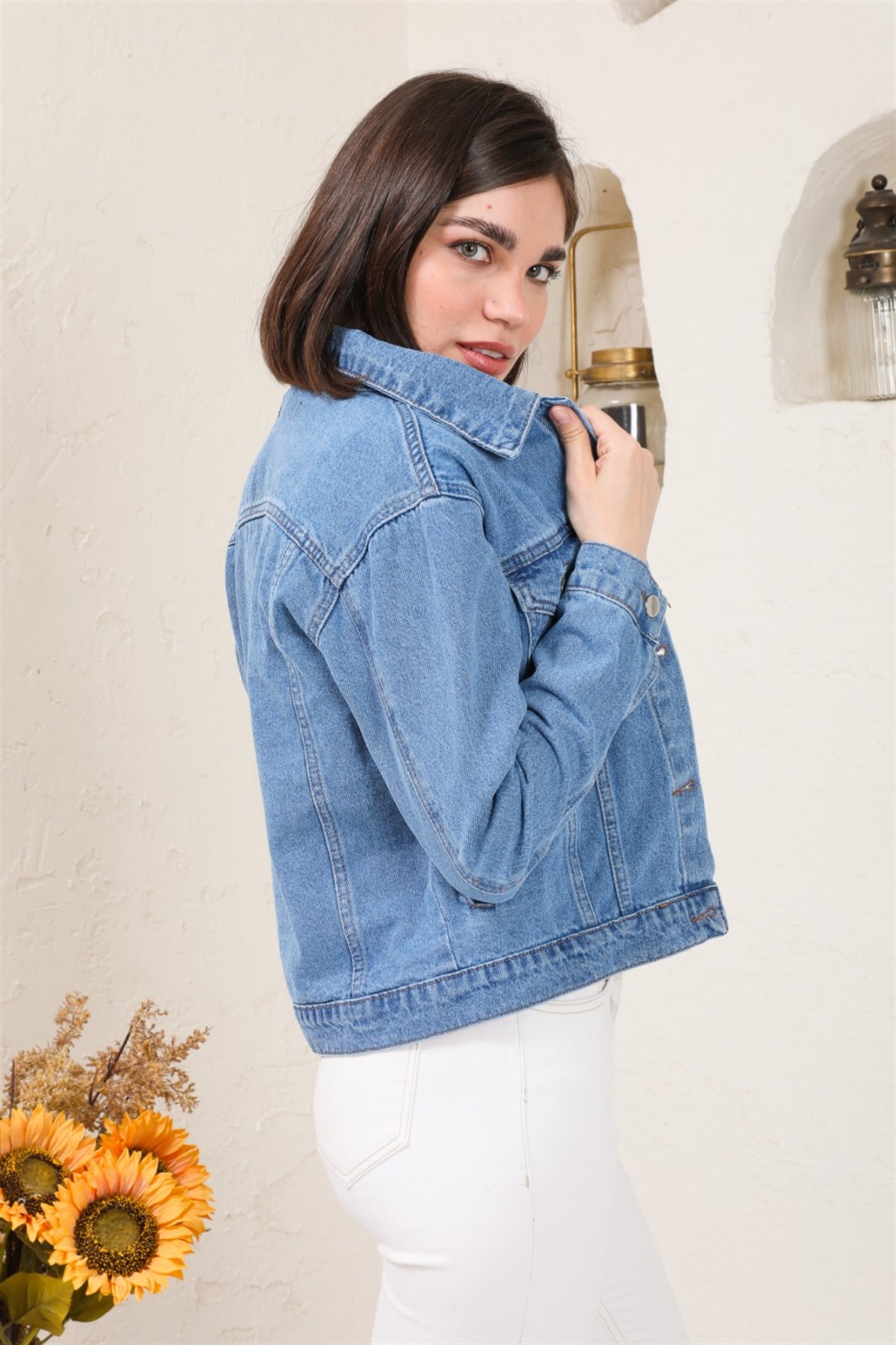 Kadın Yeni Model Kot Ceket 4337126