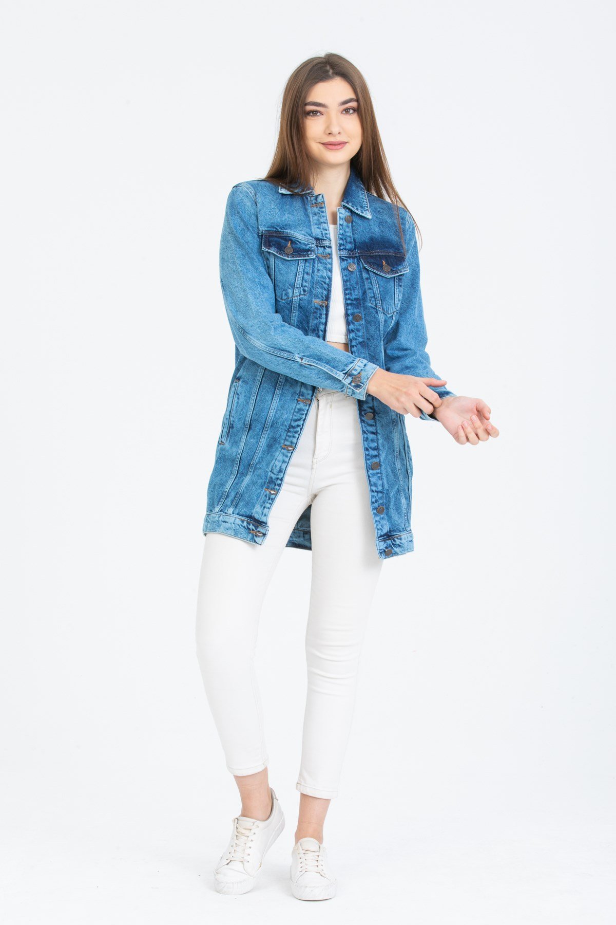 Kadın Yeni Model Kot Ceket 890086