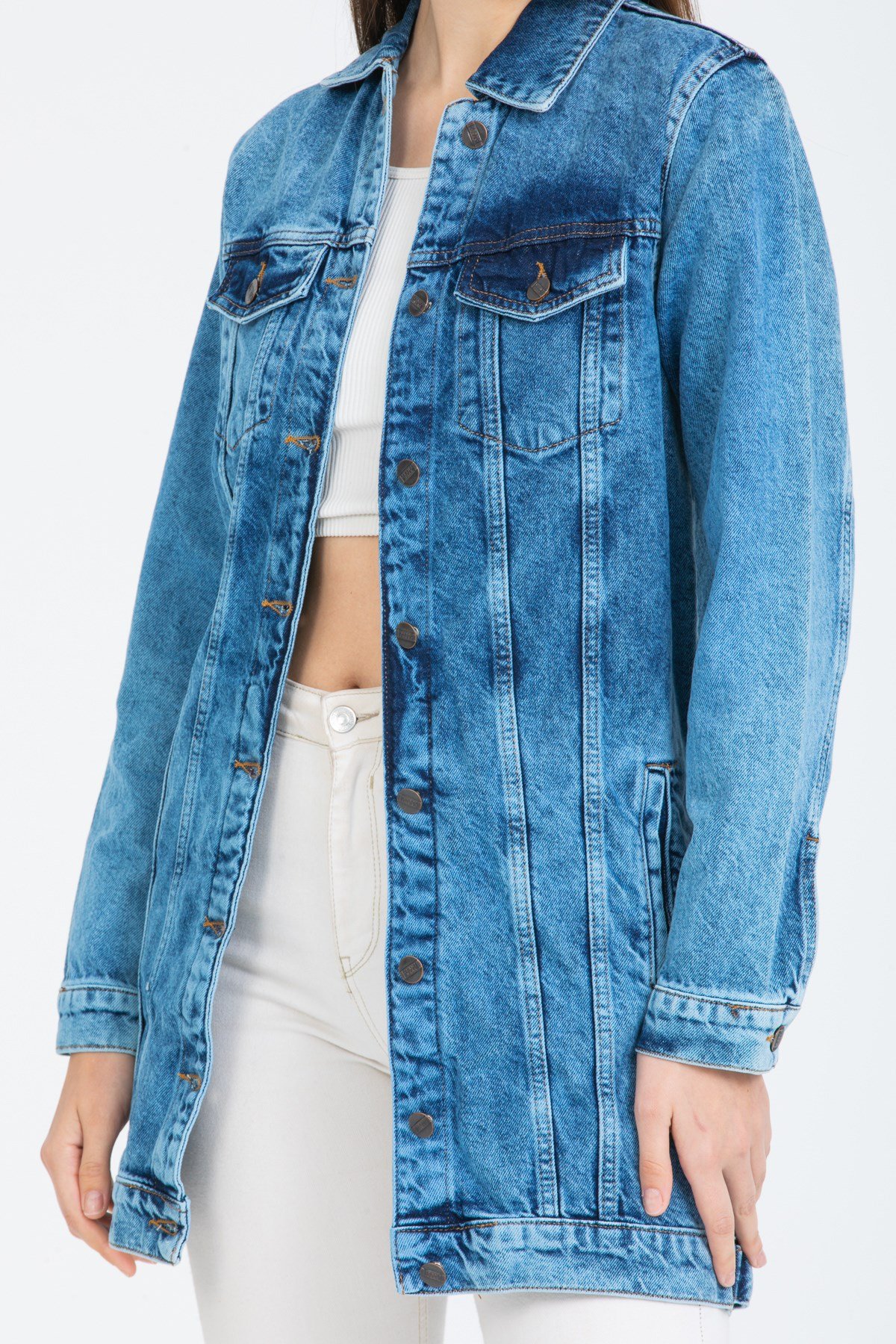 Kadın Yeni Model Kot Ceket 890086