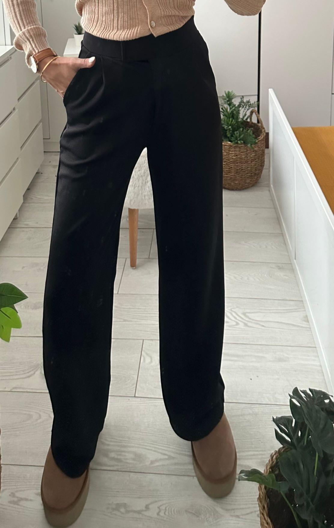 kemer cırtlı bol paça pantolon 878877