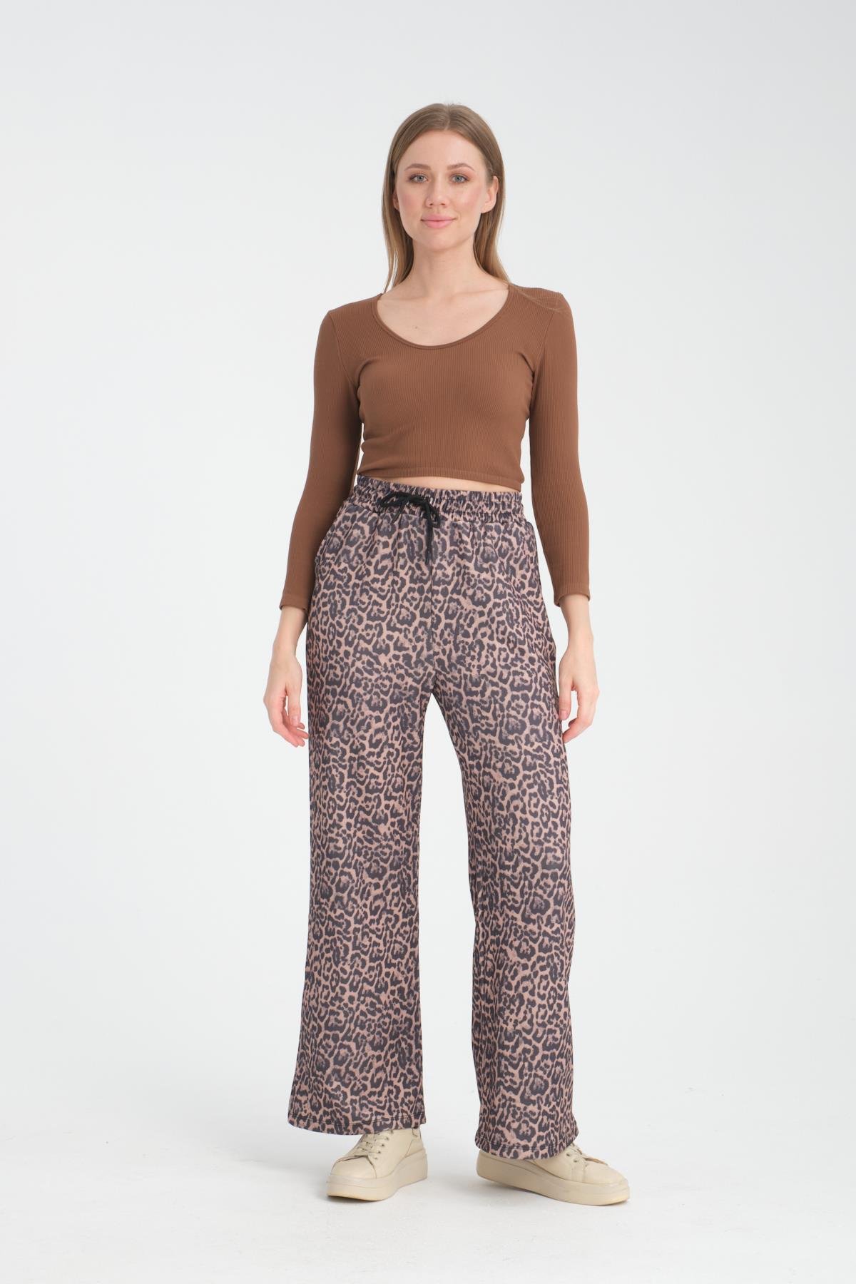Leopar bol paça pantolon 857210 