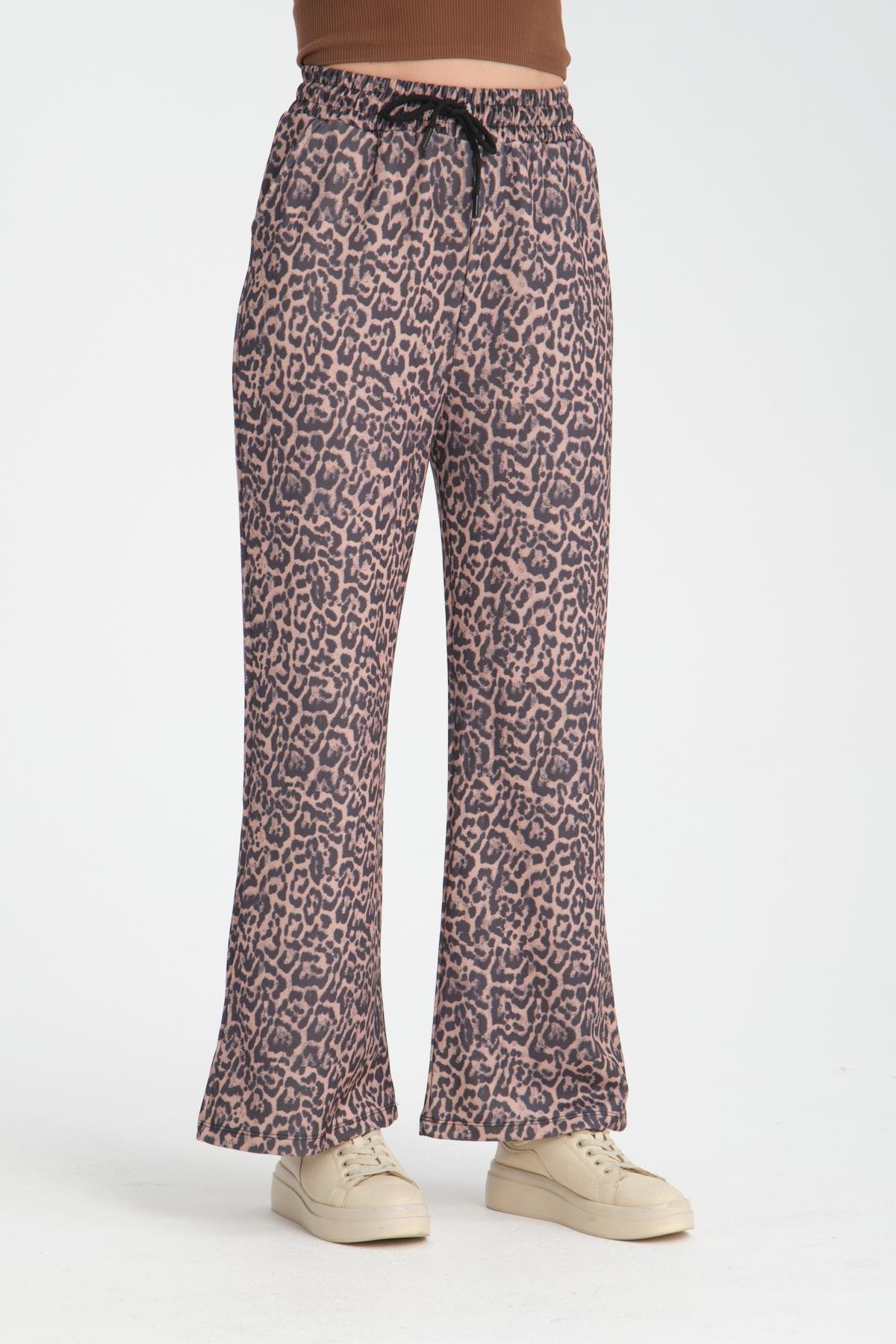 Leopar bol paça pantolon 857210 