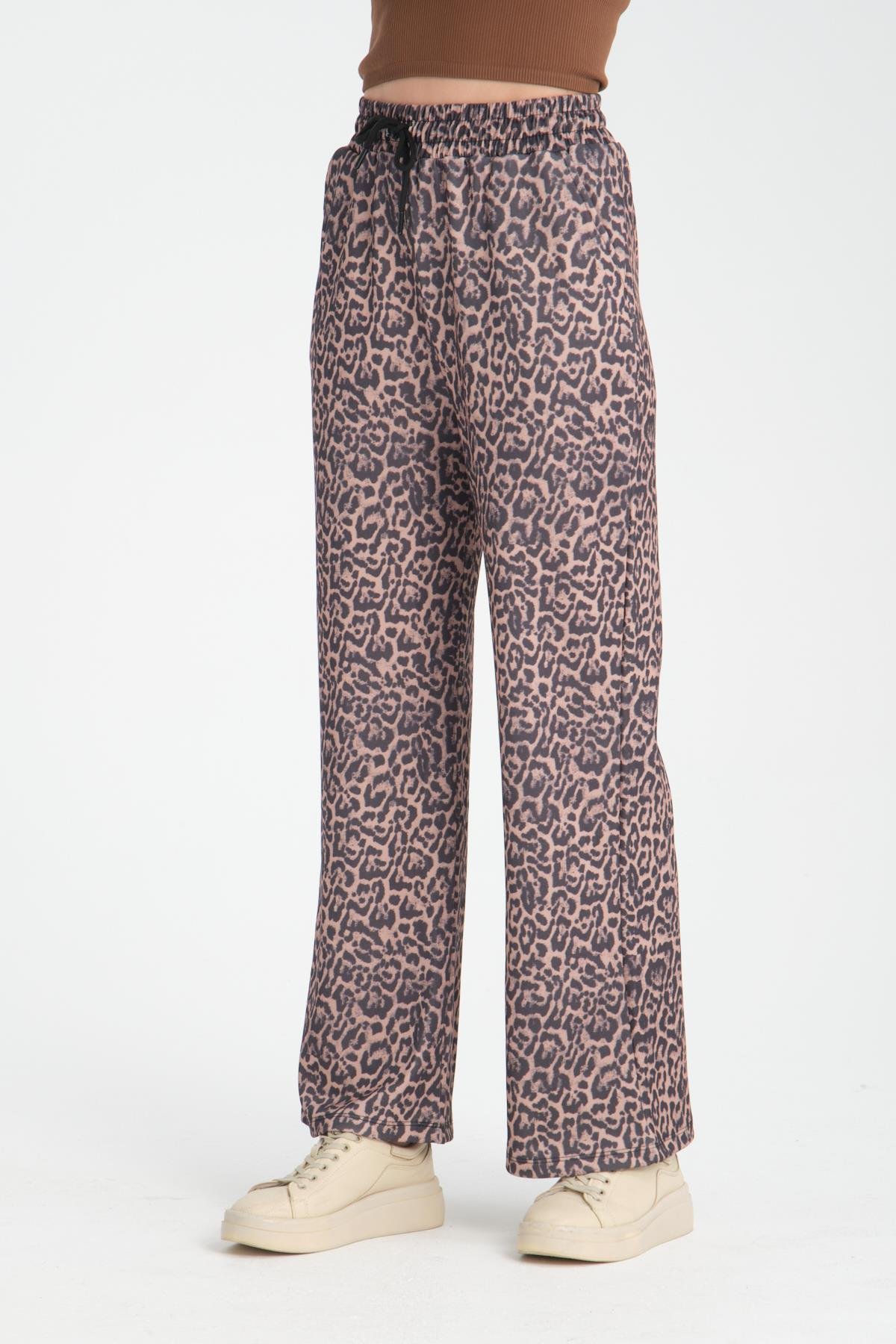 Leopar bol paça pantolon 857210 
