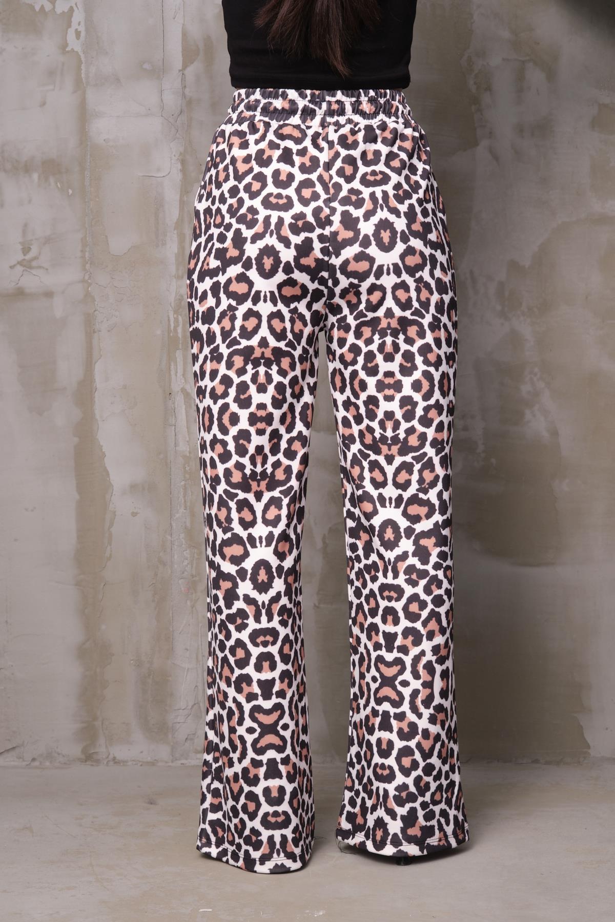 Leopar bol paça pantolon 857880 