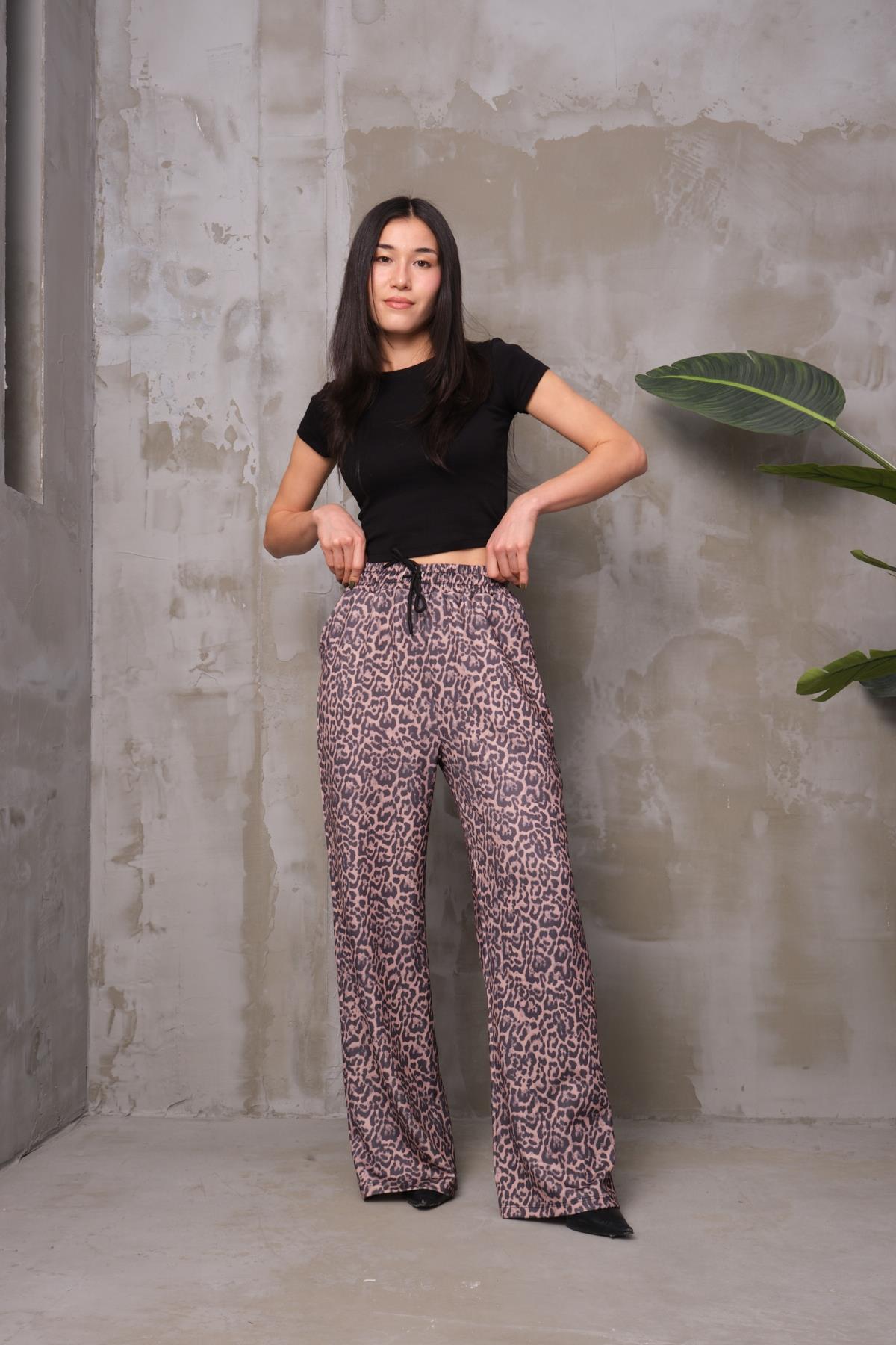 Leopar bol paça pantolon 888210 