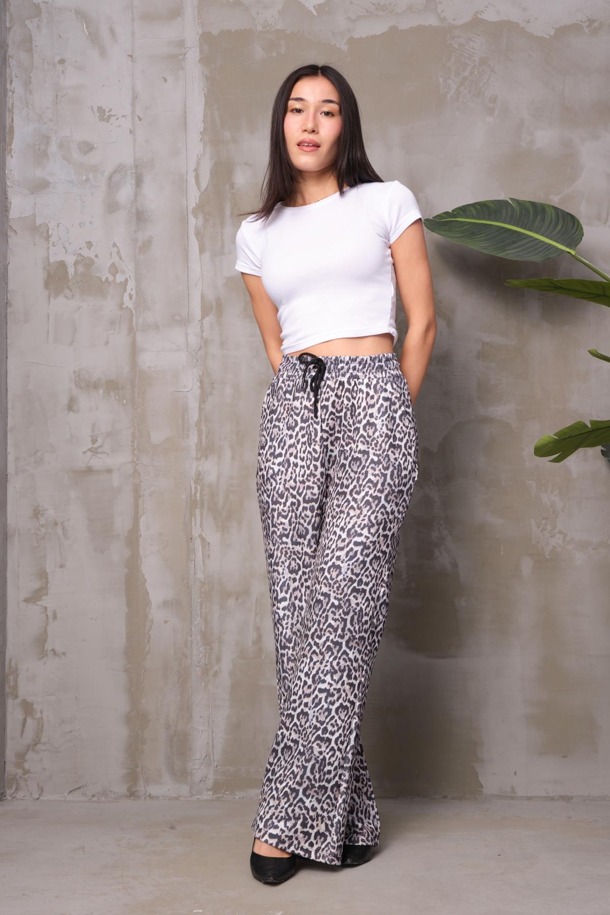 Leopar bol paça pantolon 898810 