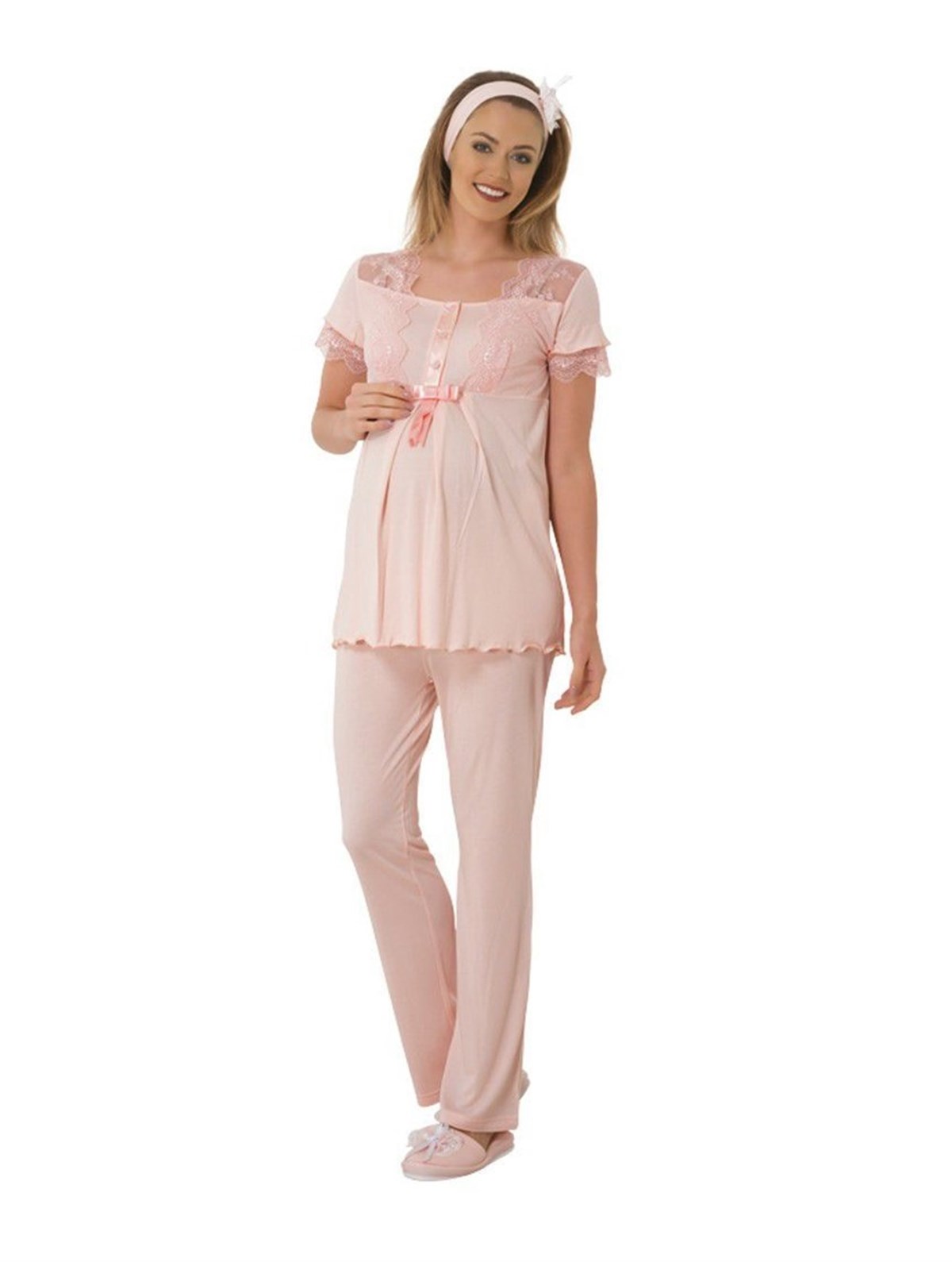 Sabahlıklı Lohusa Pijama Takımı