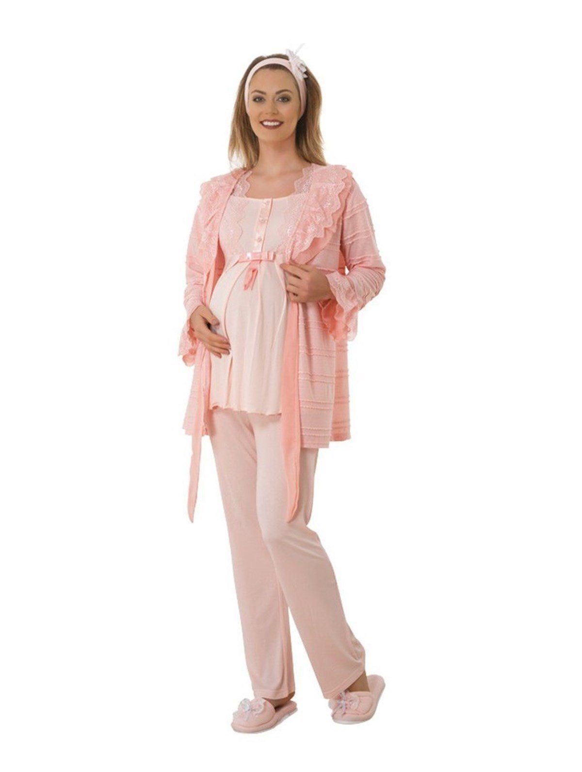Sabahlıklı Lohusa Pijama Takımı
