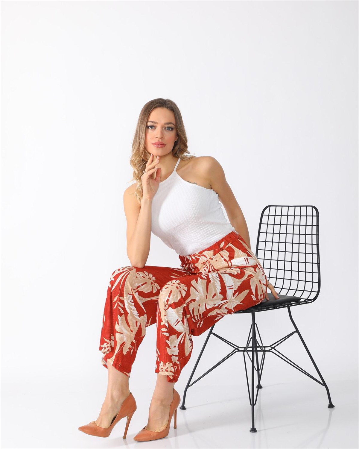 Yazlık bol pantolon5544