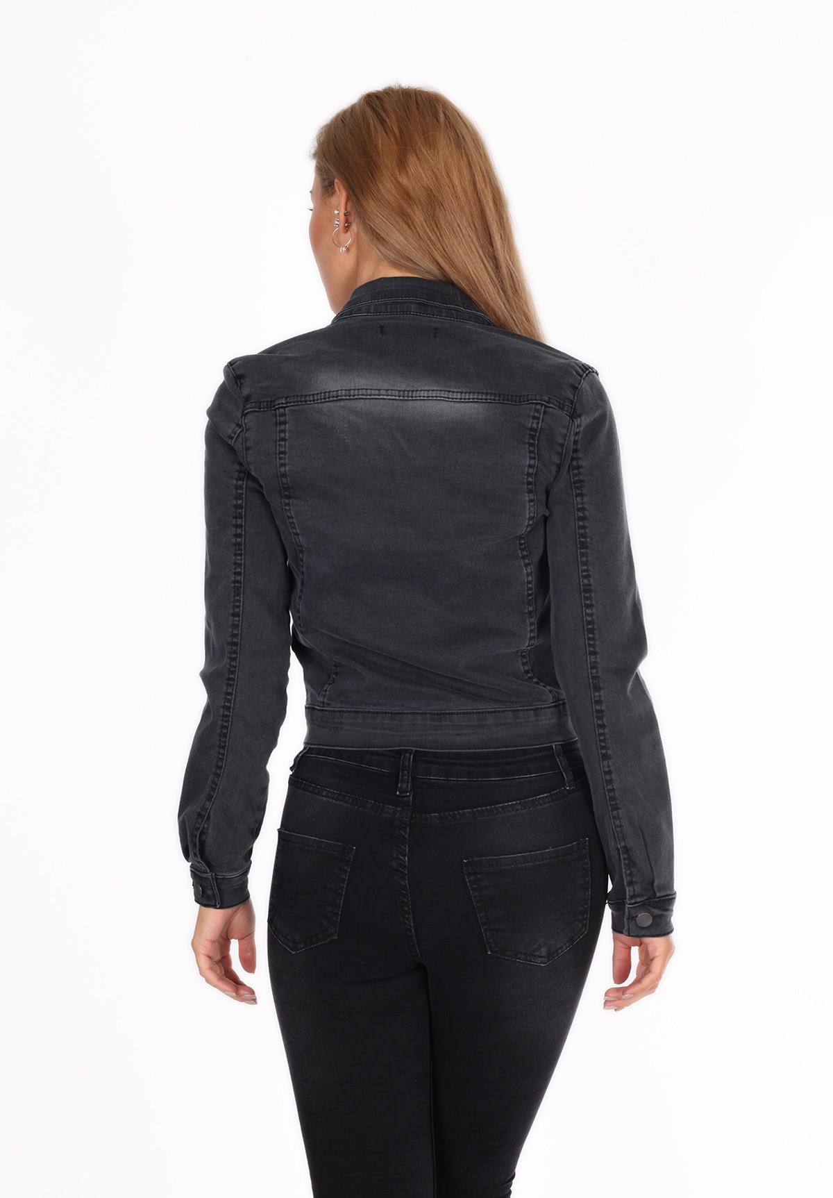 Yeni Model Füme Bayan Kot Ceket