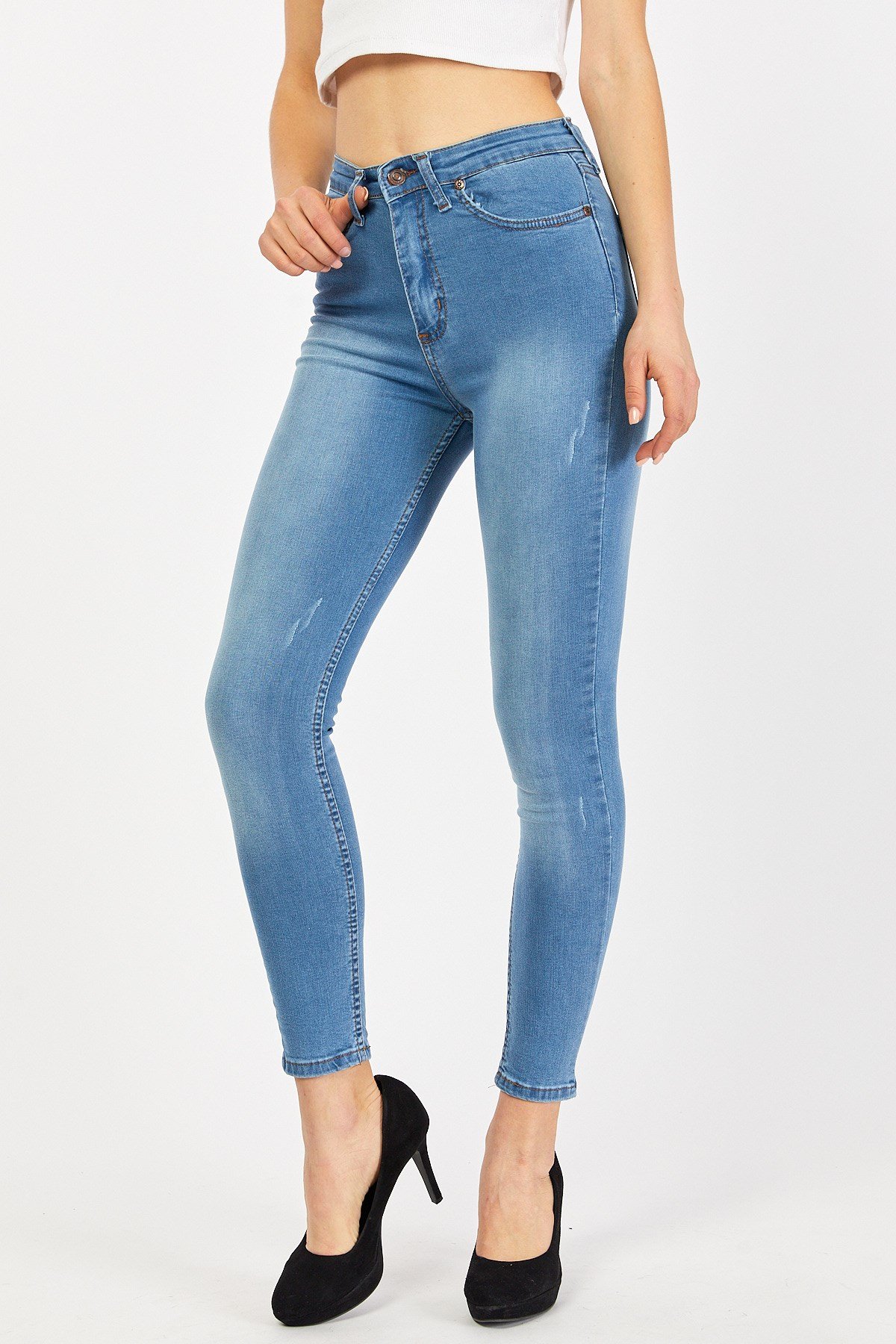 Yüksek Bel Bayan Pantolon