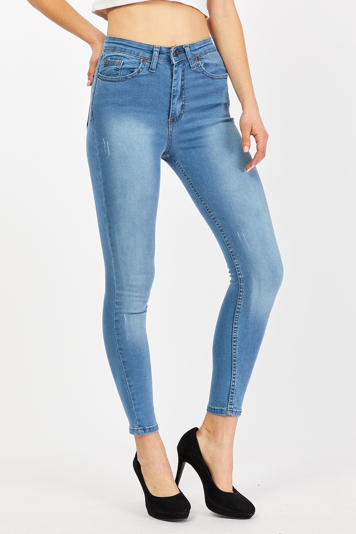 Yüksek Bel Bayan Pantolon