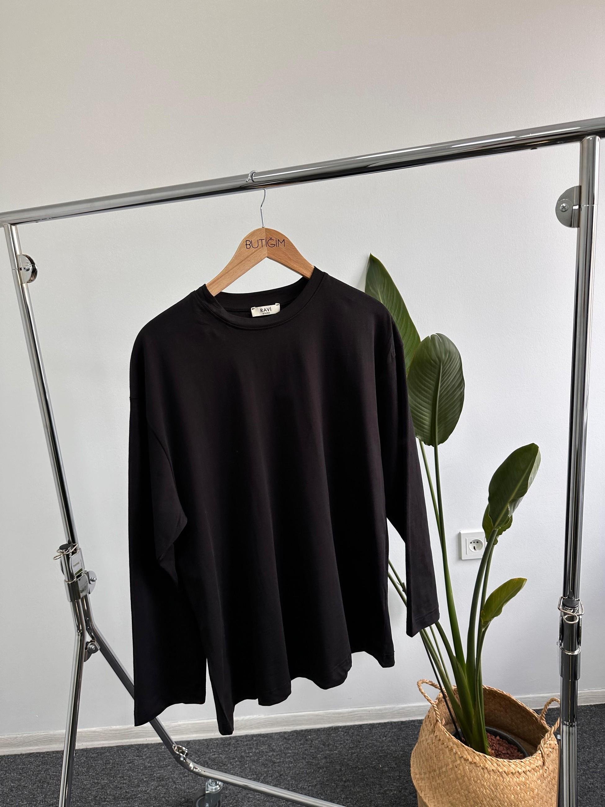  Bisiklet Yaka Basic Tshirt