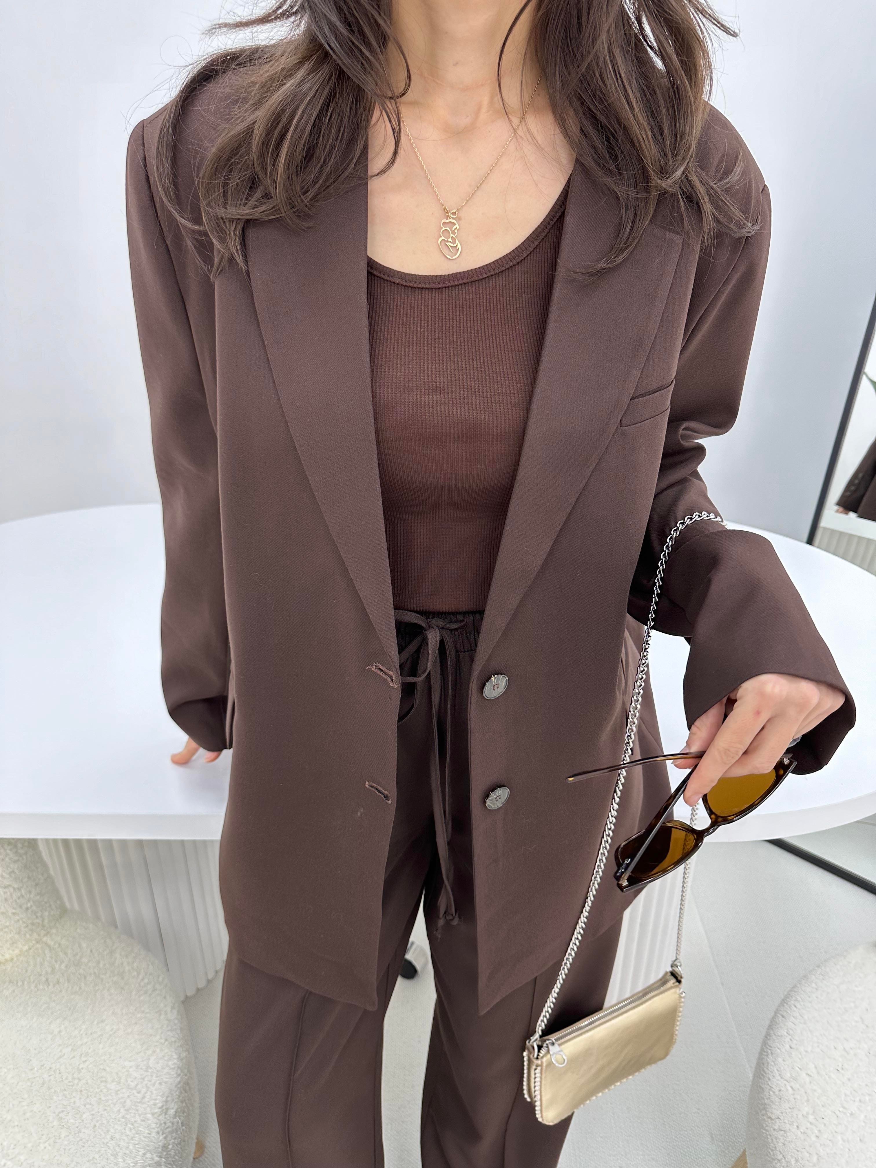 Acı Kahve Oversize Ceket