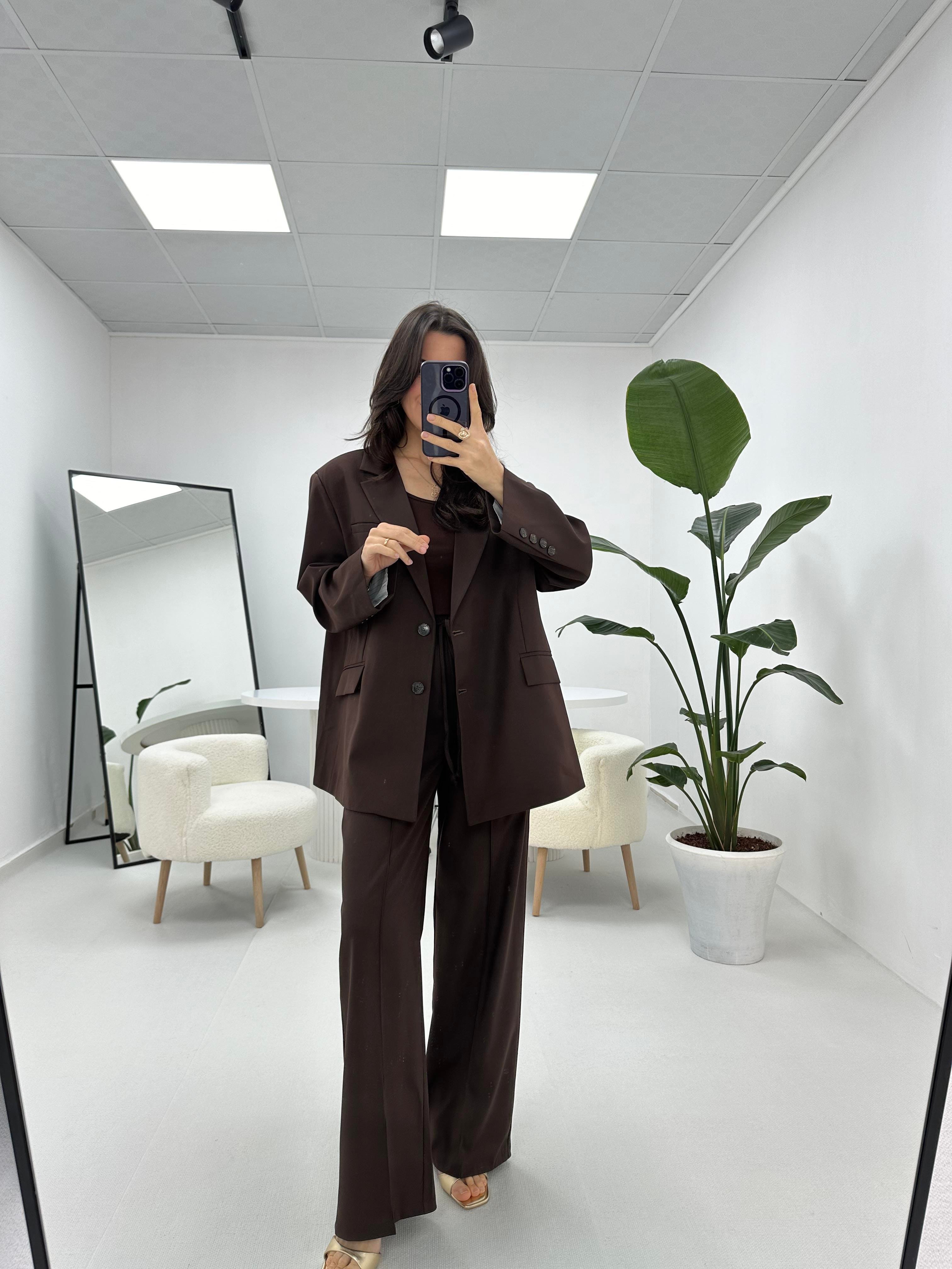 Acı Kahve Oversize Ceket