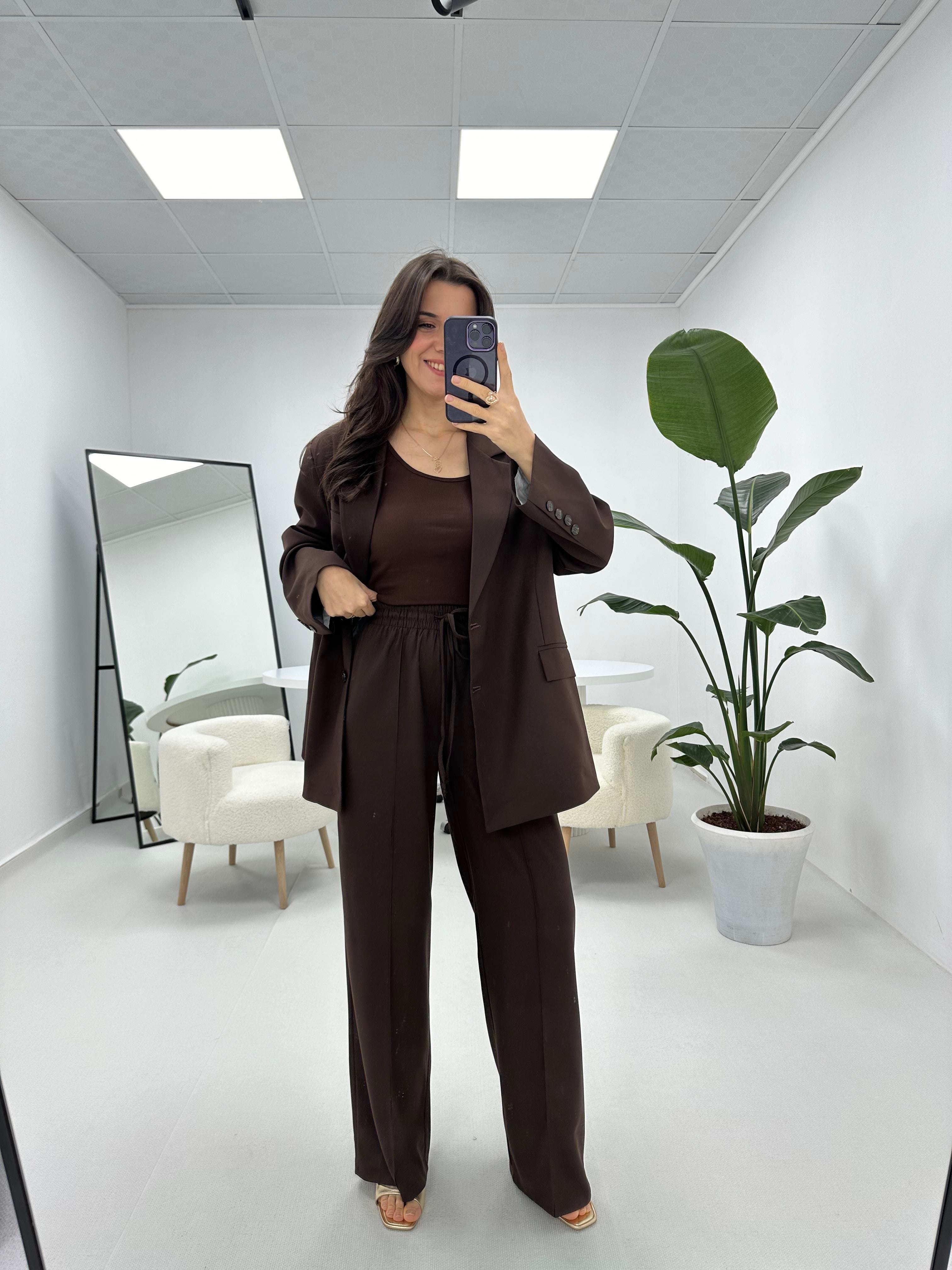 Acı Kahve Oversize Ceket