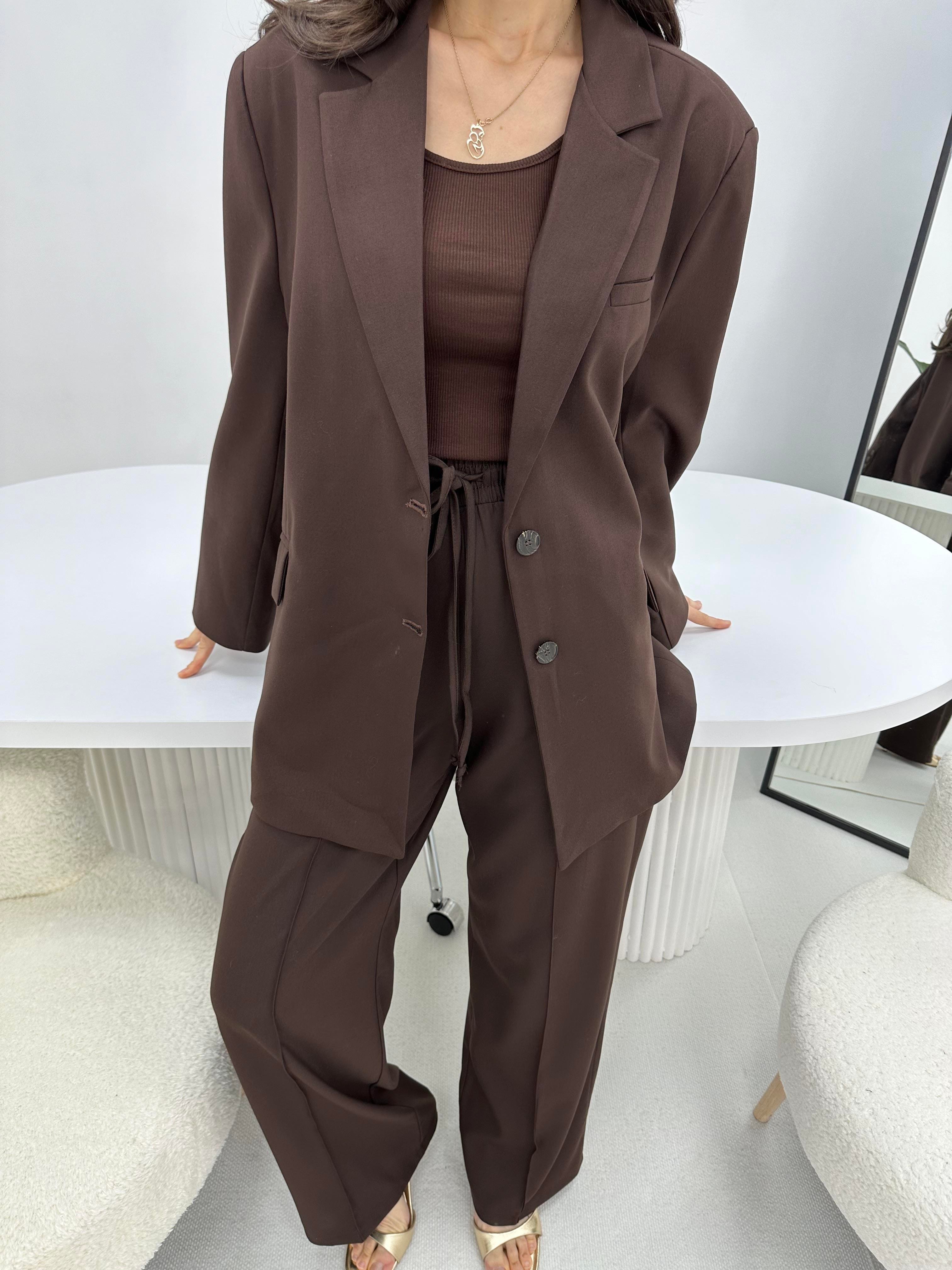 Acı Kahve Oversize Ceket