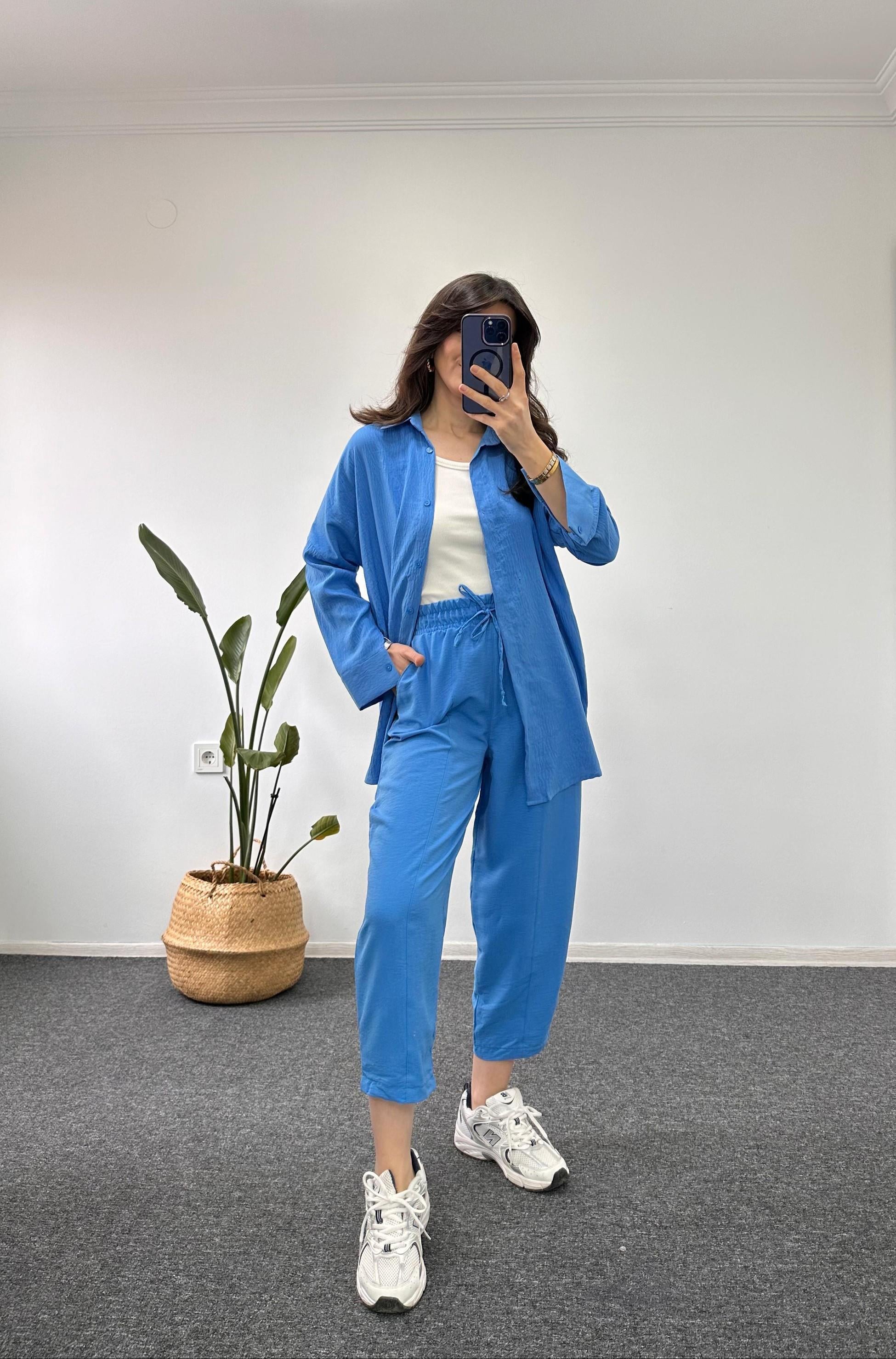 CUPRO KUMAŞ BELİ LASTİKLİ TAKIM