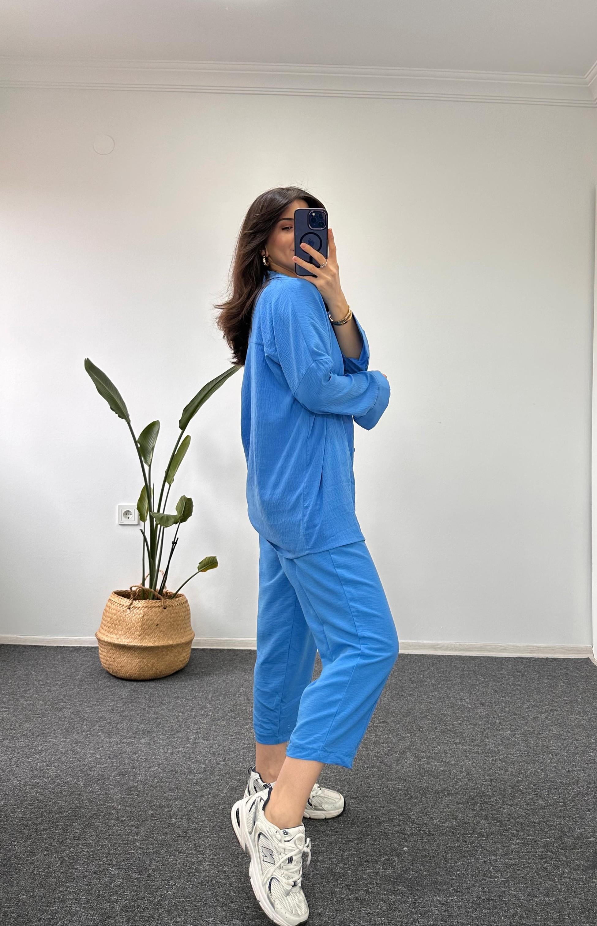 CUPRO KUMAŞ BELİ LASTİKLİ TAKIM