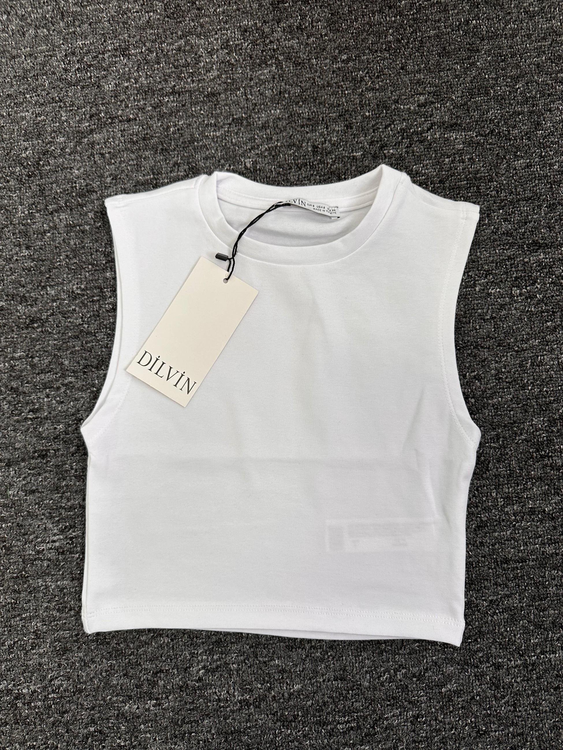 DİLVİN SIFIR YAKA CROP
