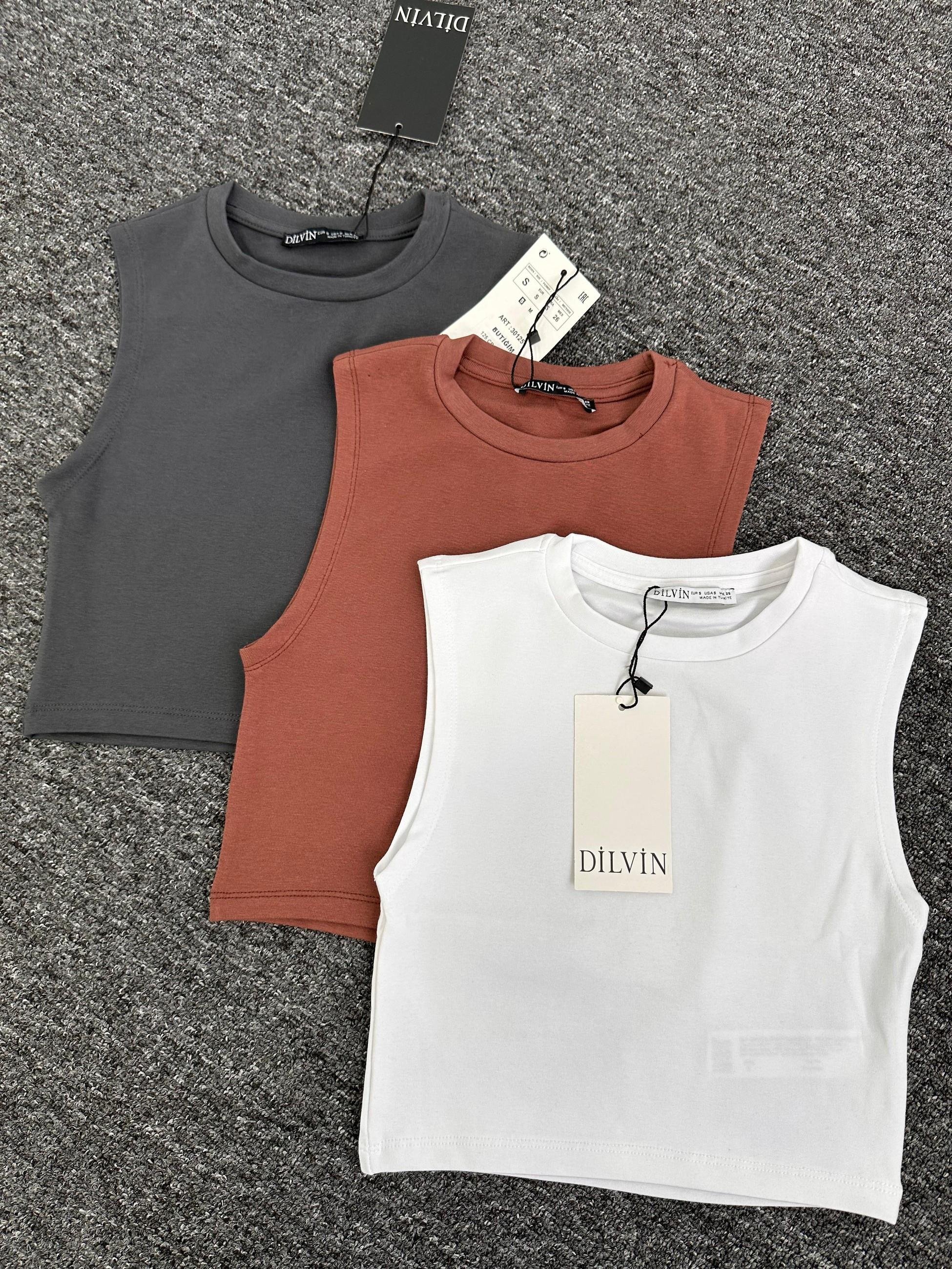 DİLVİN SIFIR YAKA CROP
