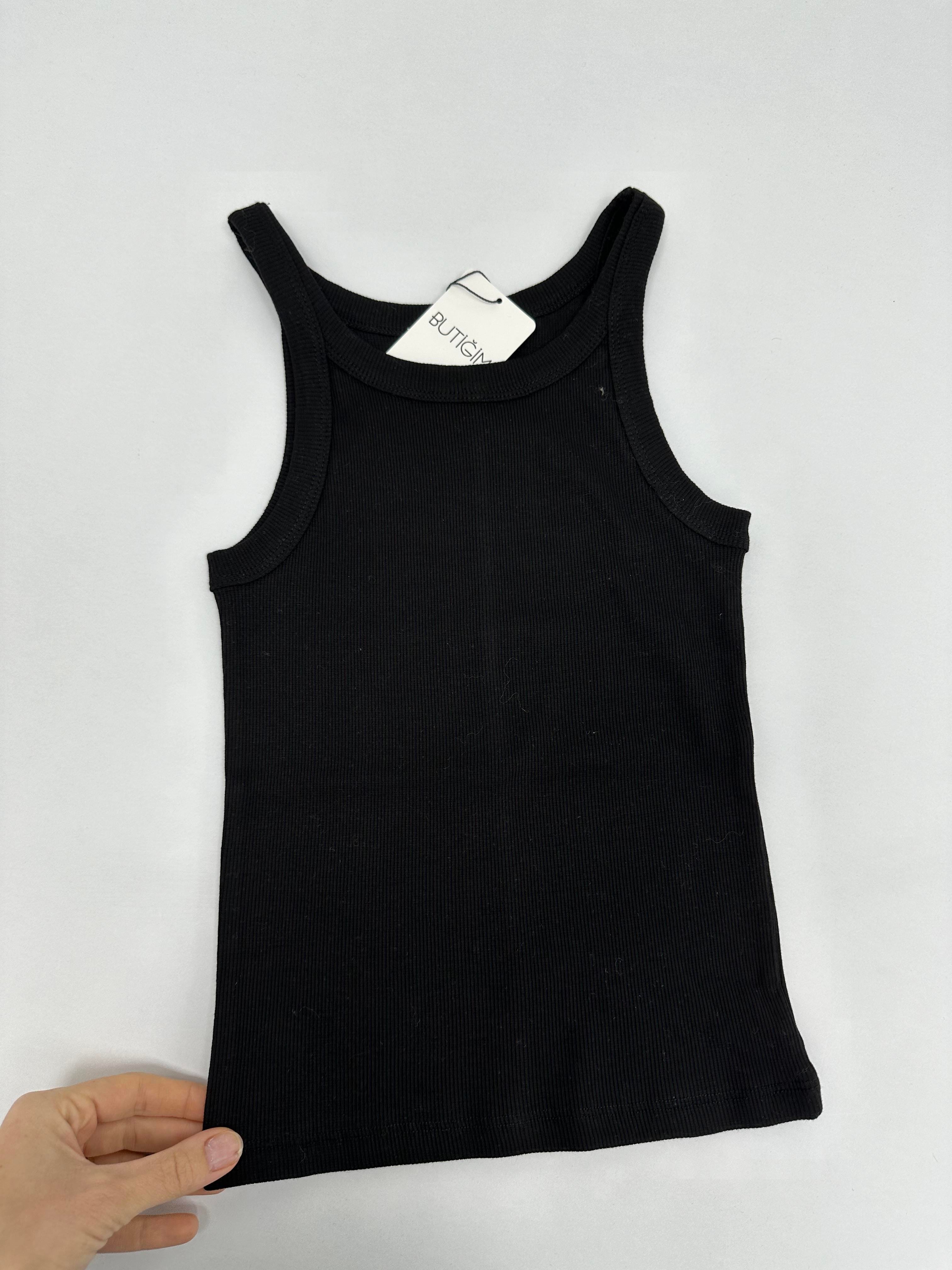 Halter Yaka Siyah Atlet