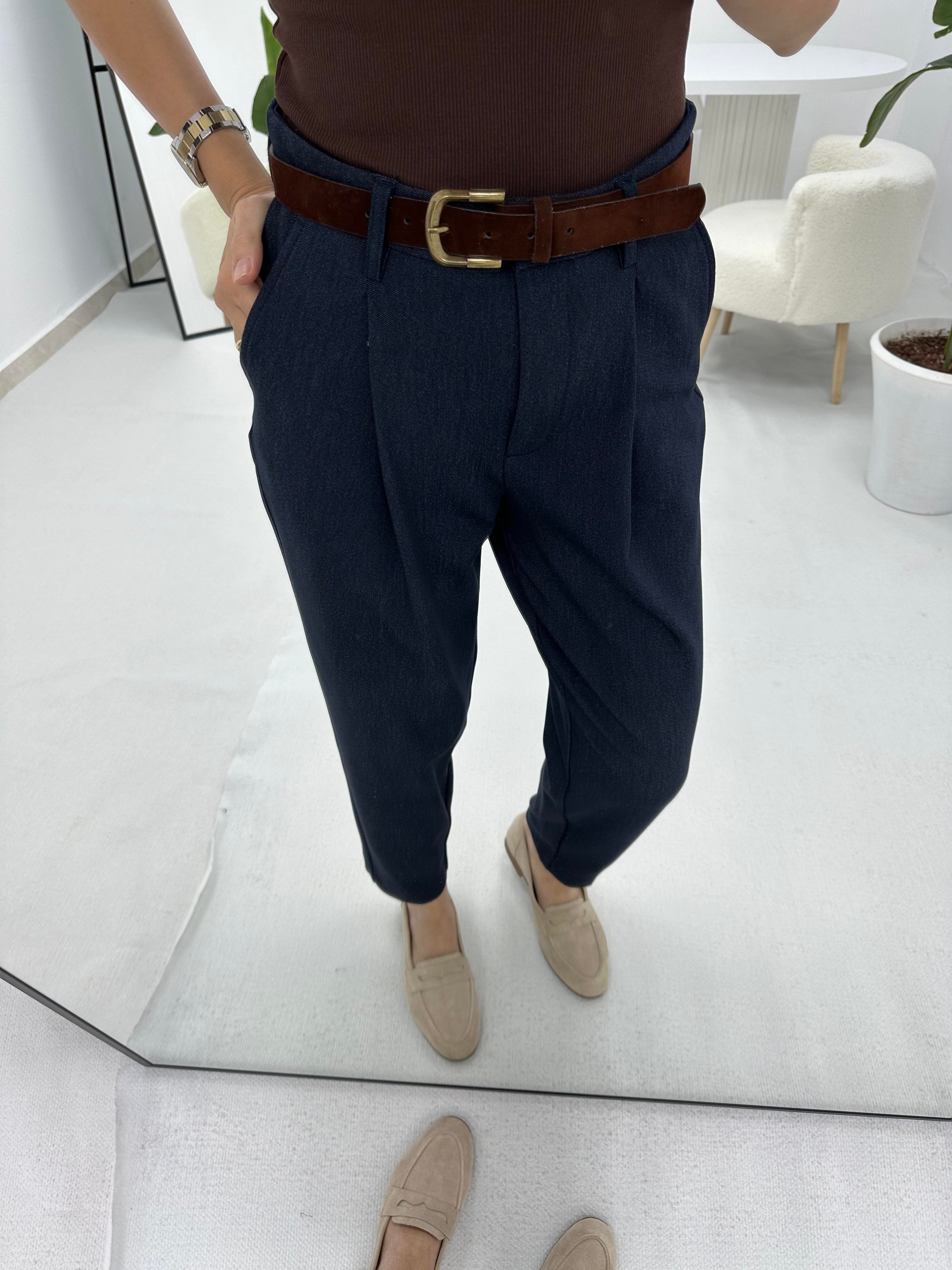 Kemer Detaylı  Pantolon 