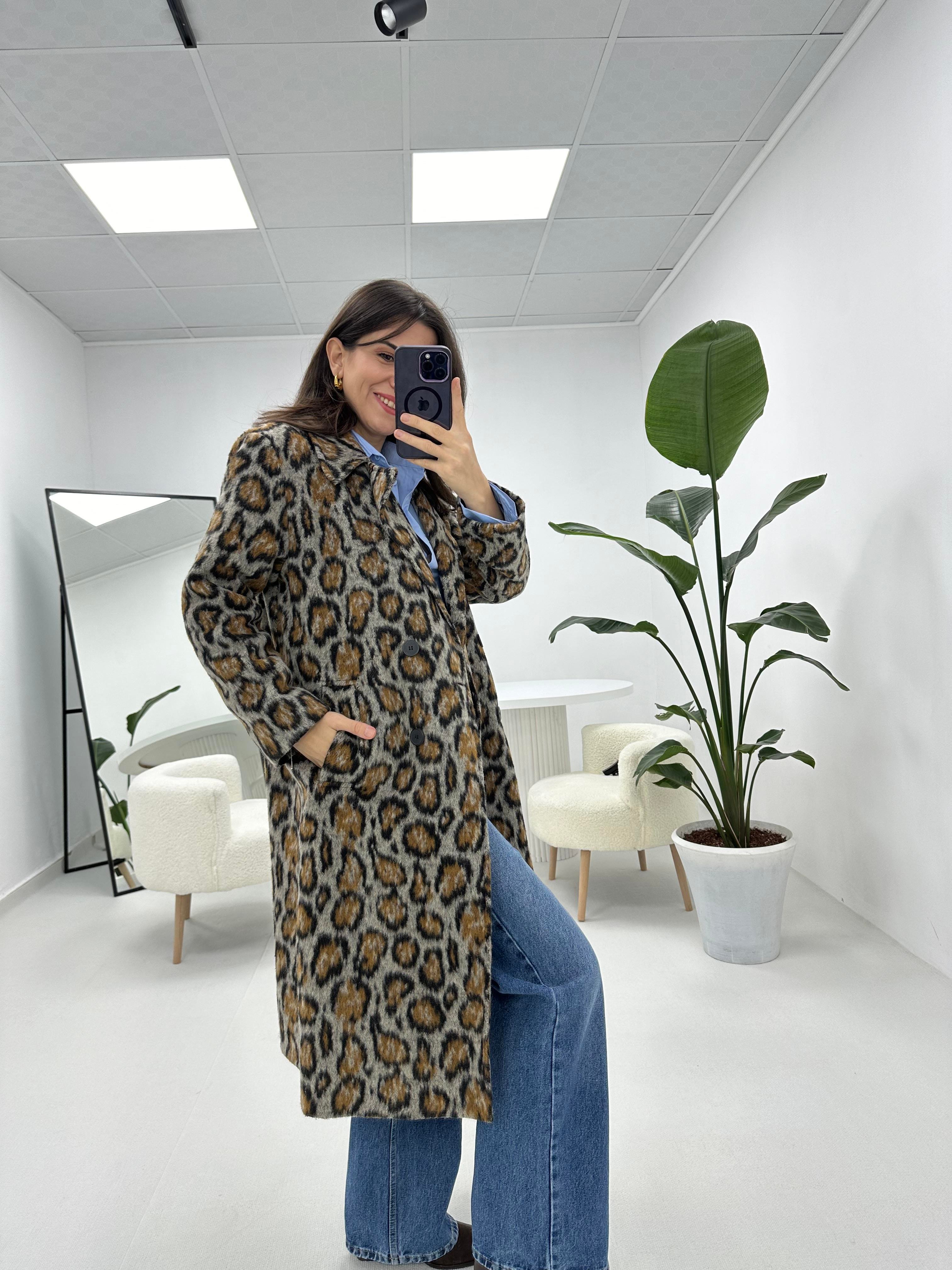 Leopar Desenli Kaban