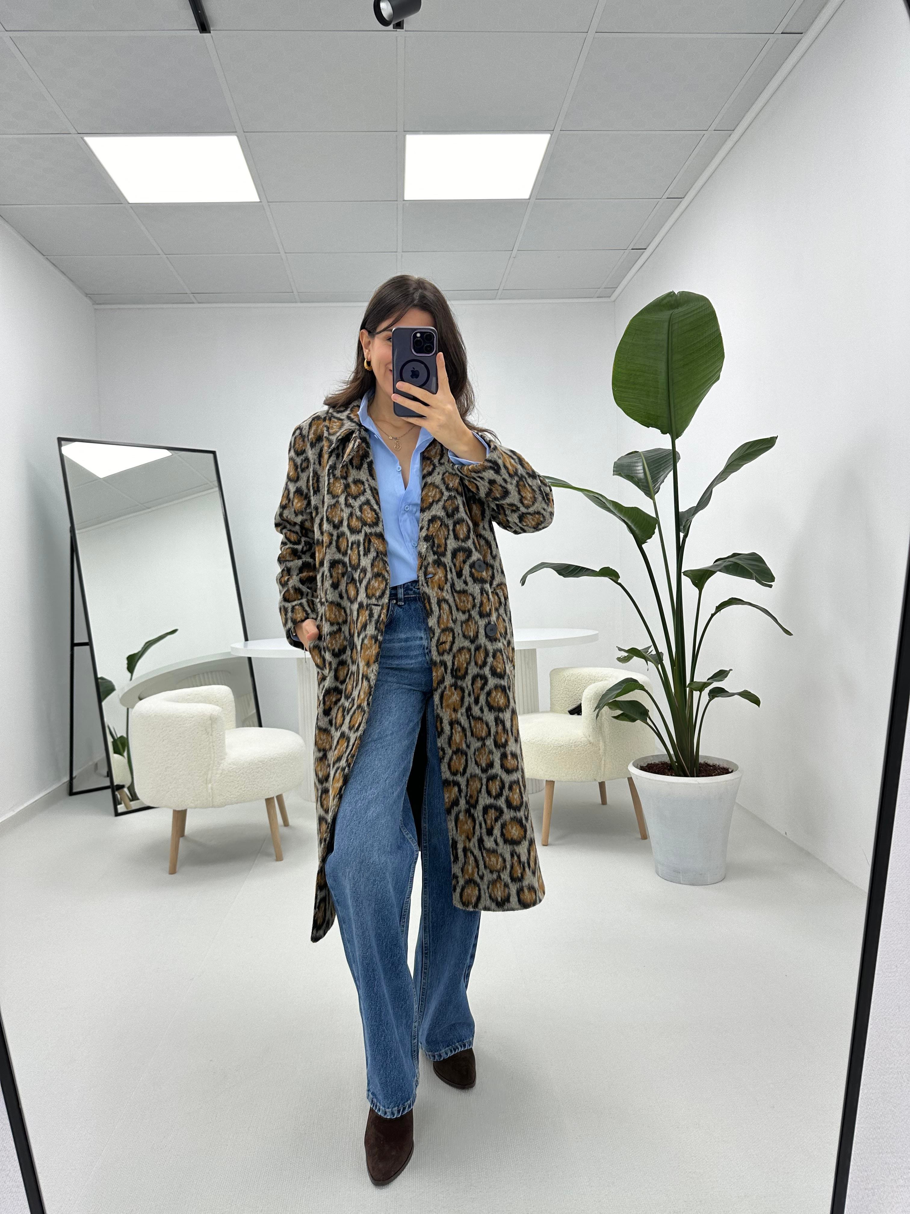Leopar Desenli Kaban