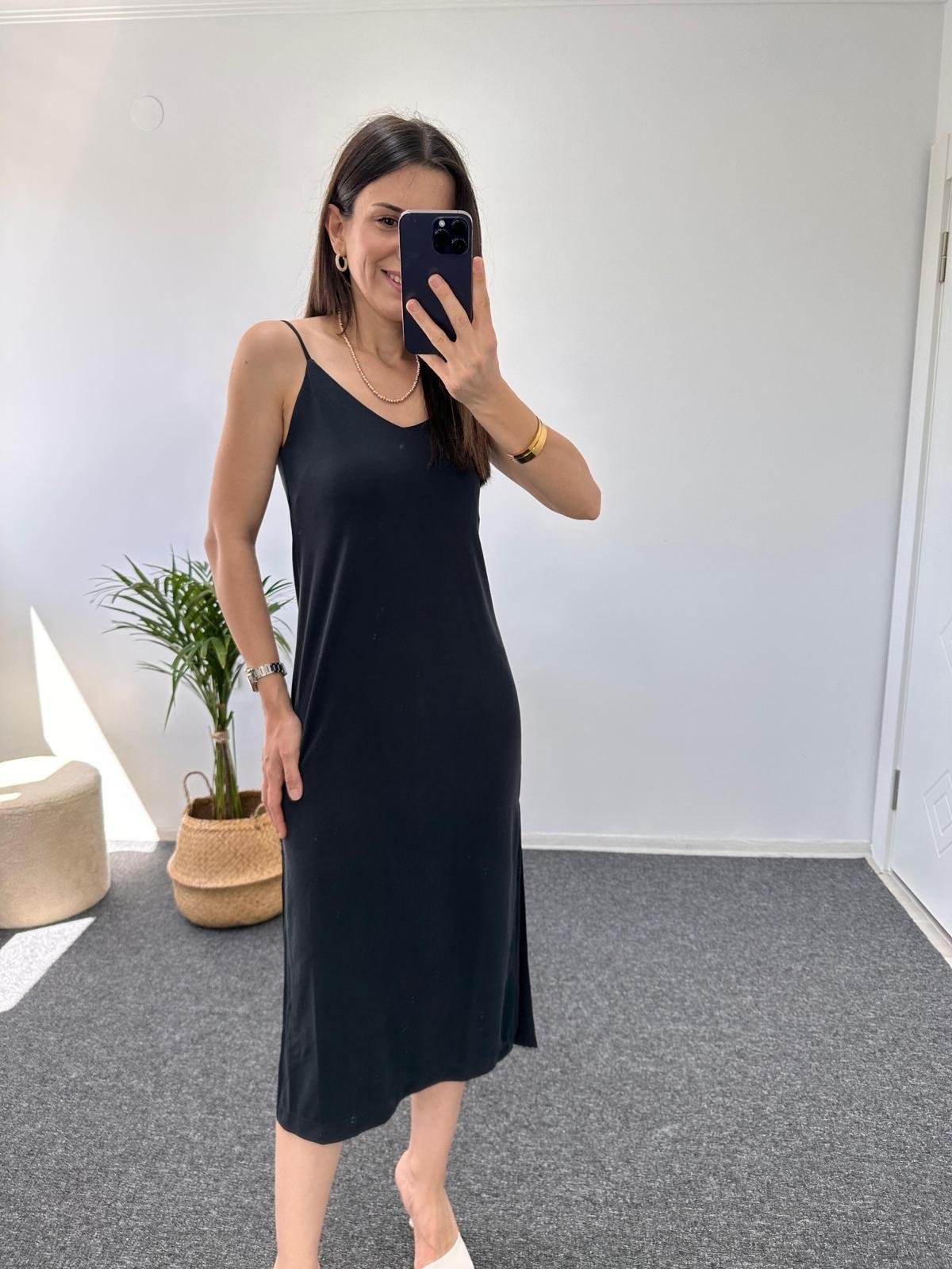 LÜX KALİTE MODAL DOKUMA KUMAŞ ELBİSE 