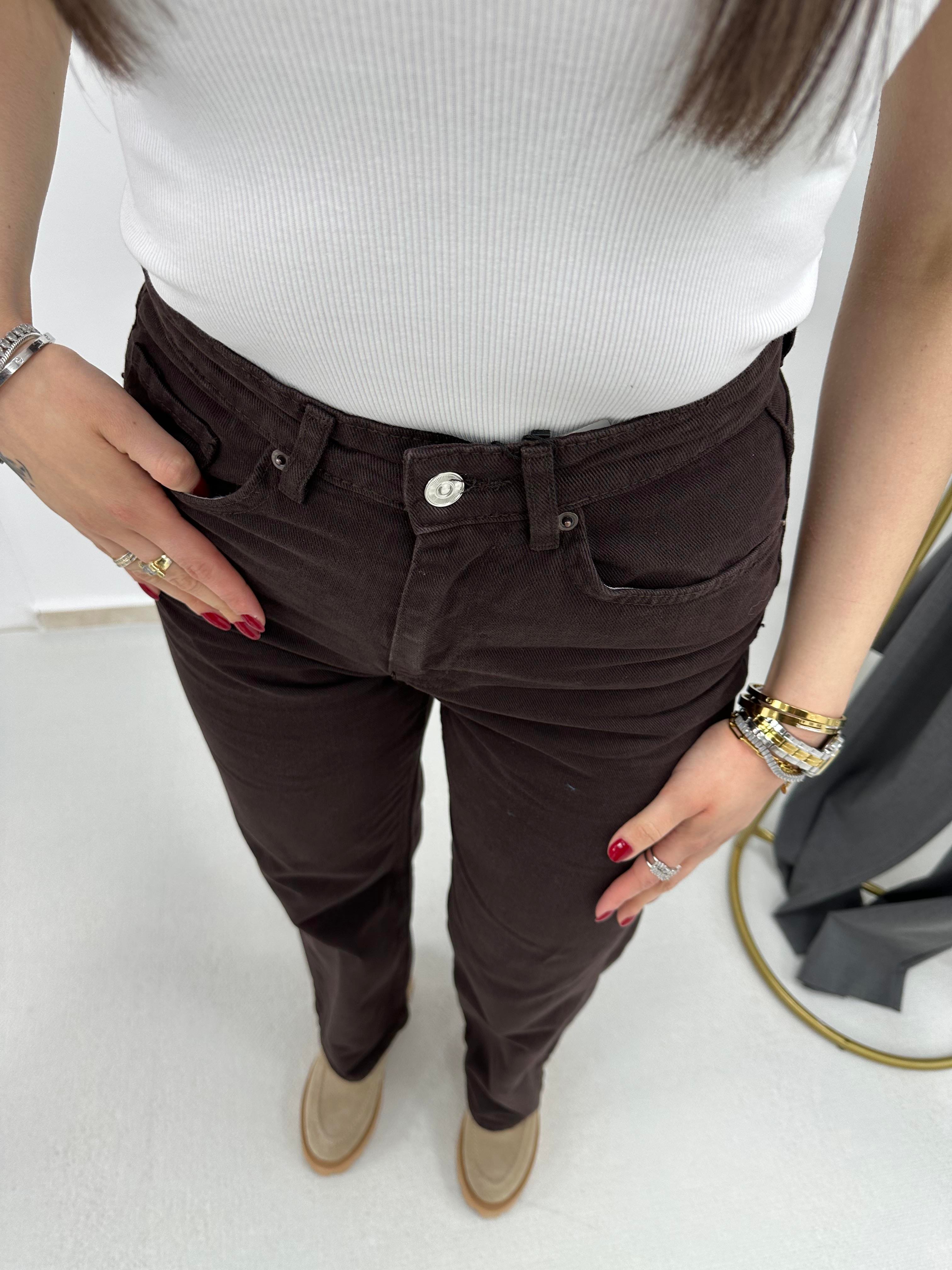 Marka Model Acı Kahve Jean Pantolon 