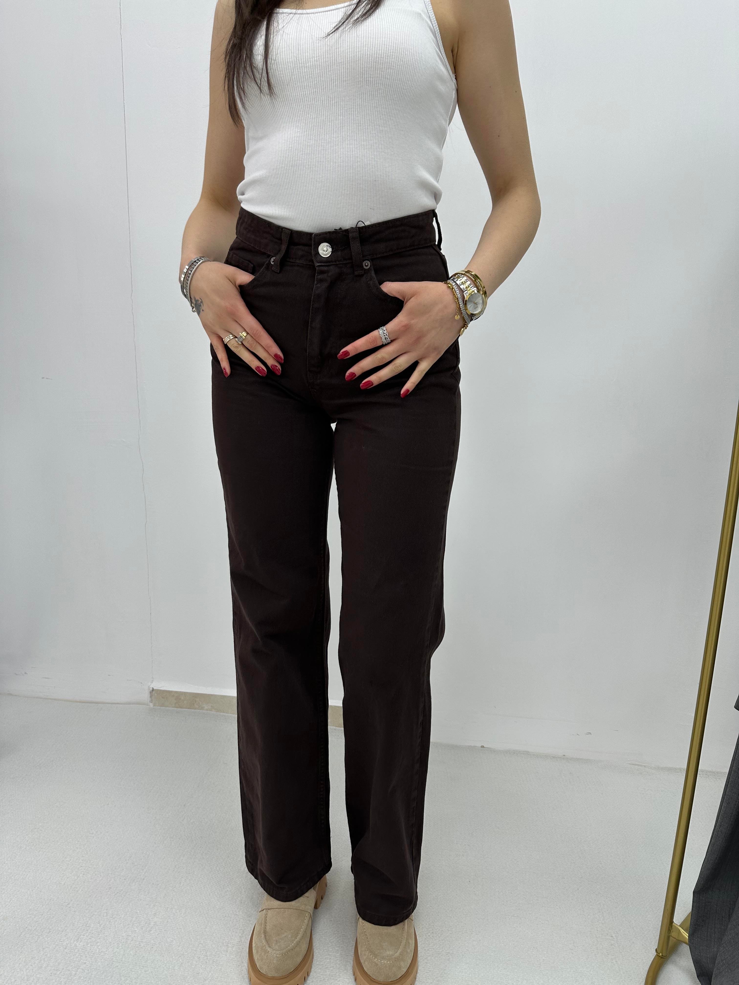 Marka Model Acı Kahve Jean Pantolon 