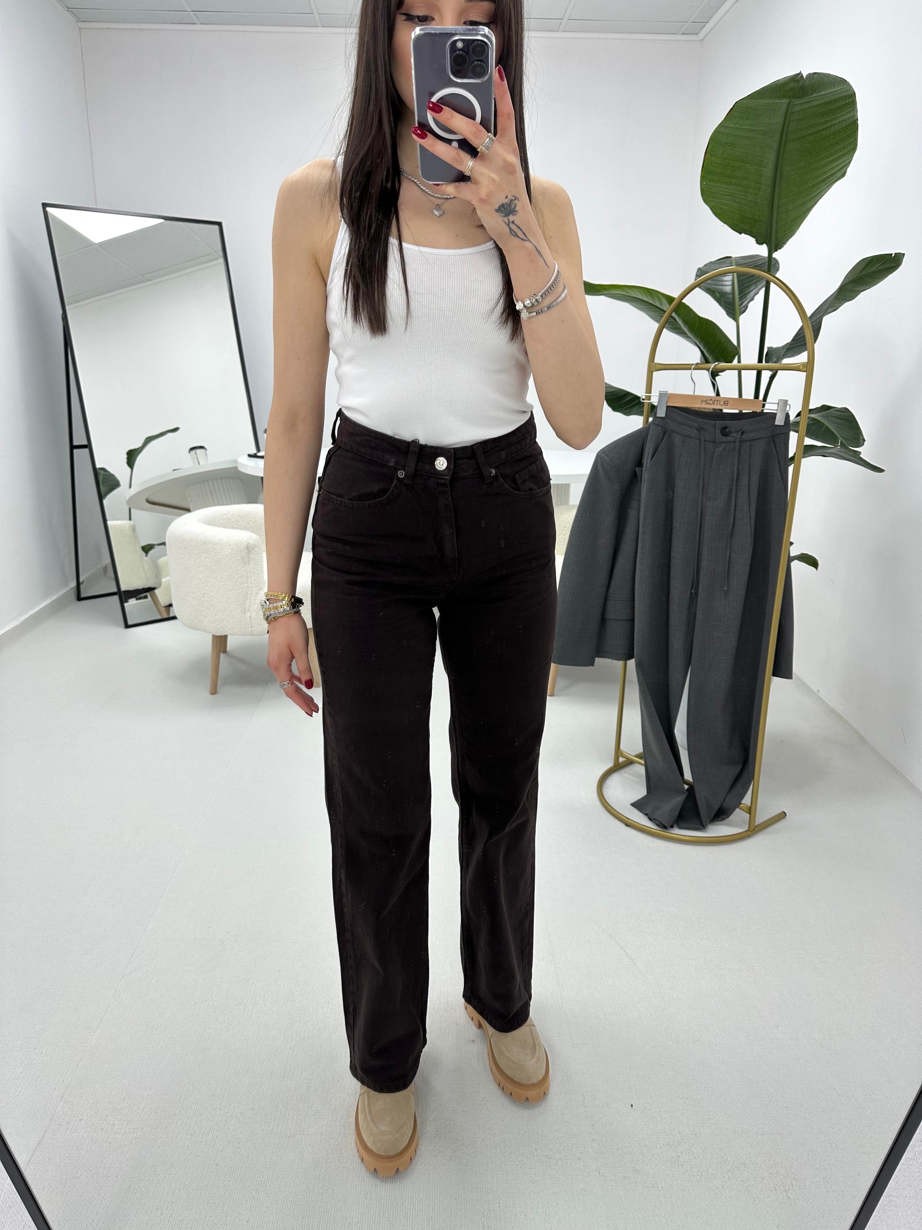 Marka Model Acı Kahve Jean Pantolon 
