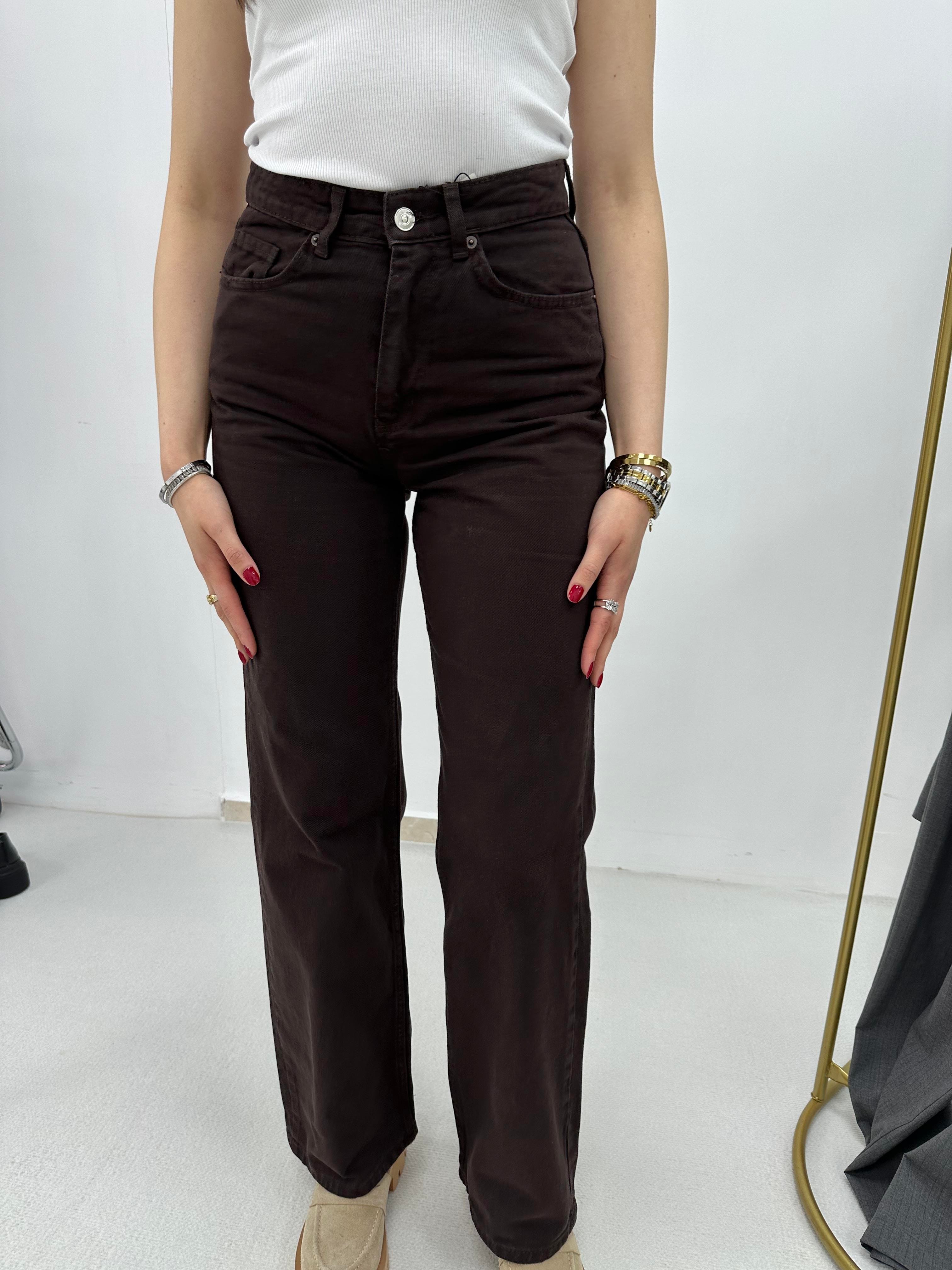 Marka Model Acı Kahve Jean Pantolon 