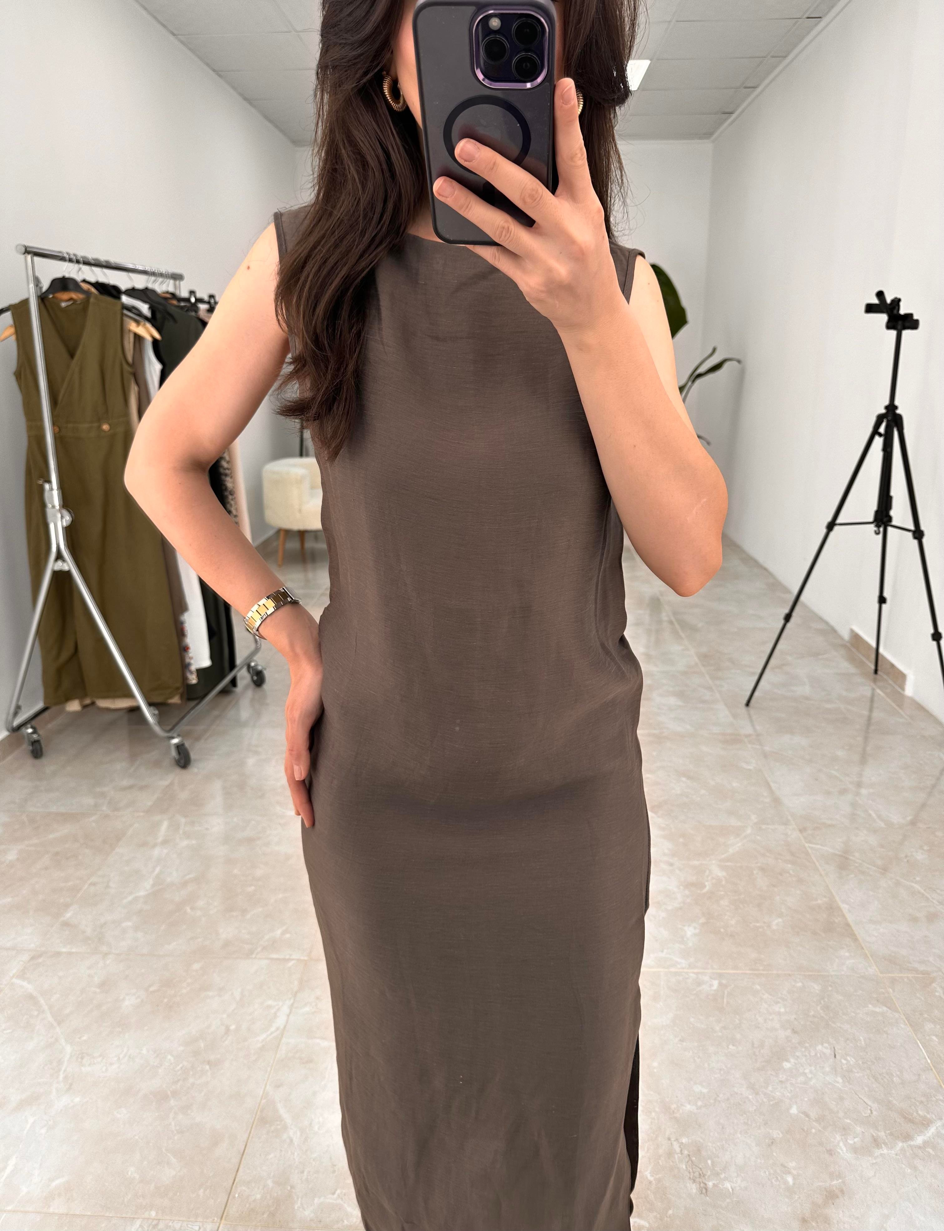 Marka Model Haki  Piliseli Elbise 