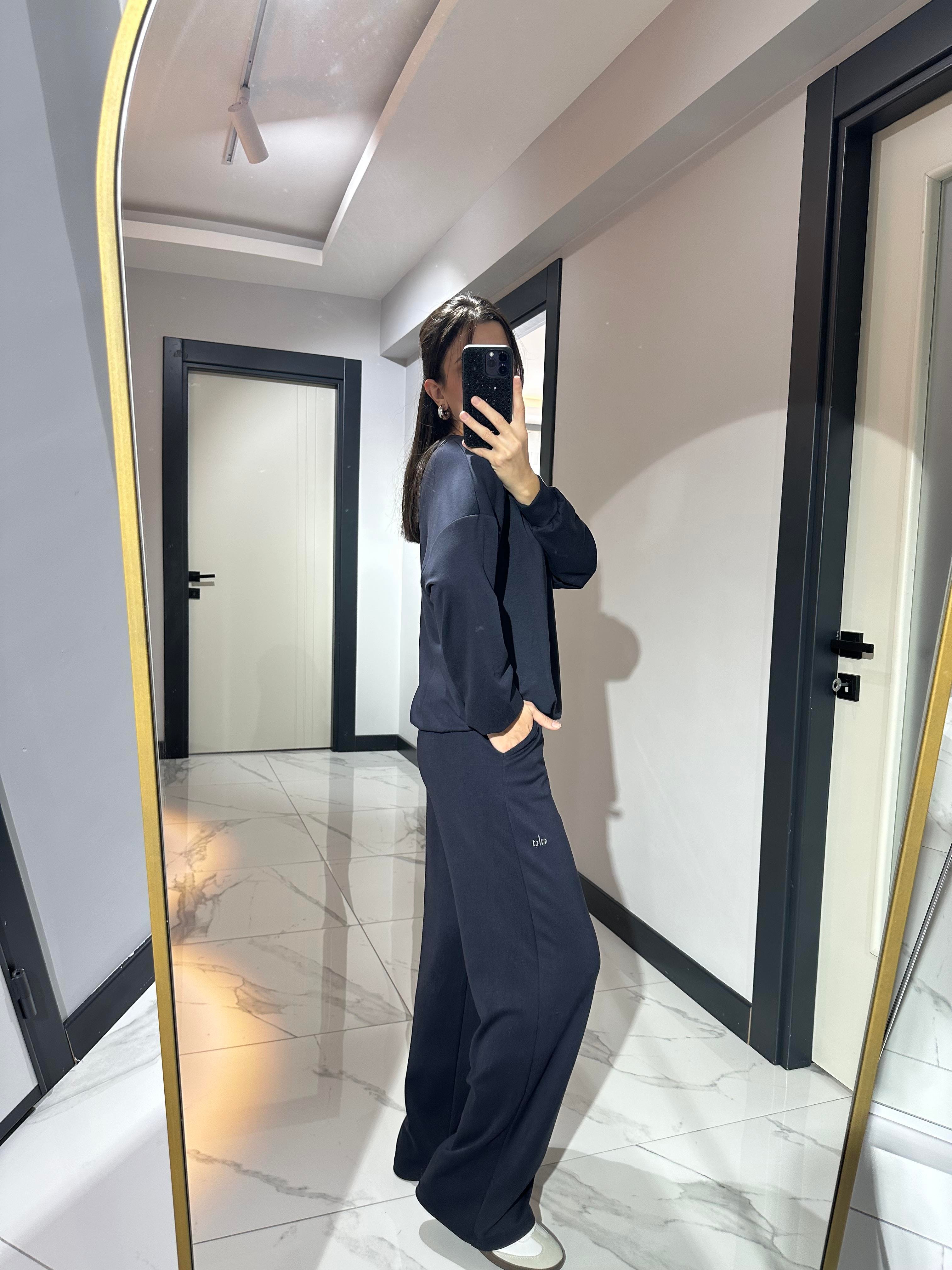 Modal Kumaş Lacivert Eşofman Takım