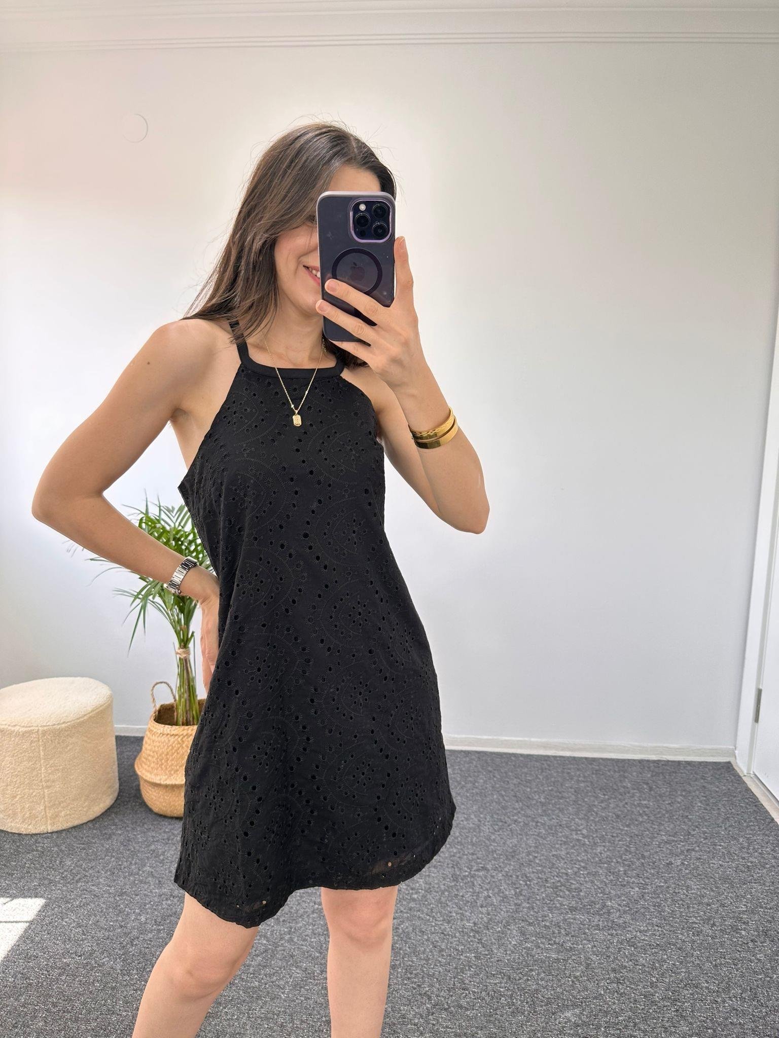 NAKIŞLI ASTARLI  ELBİSE