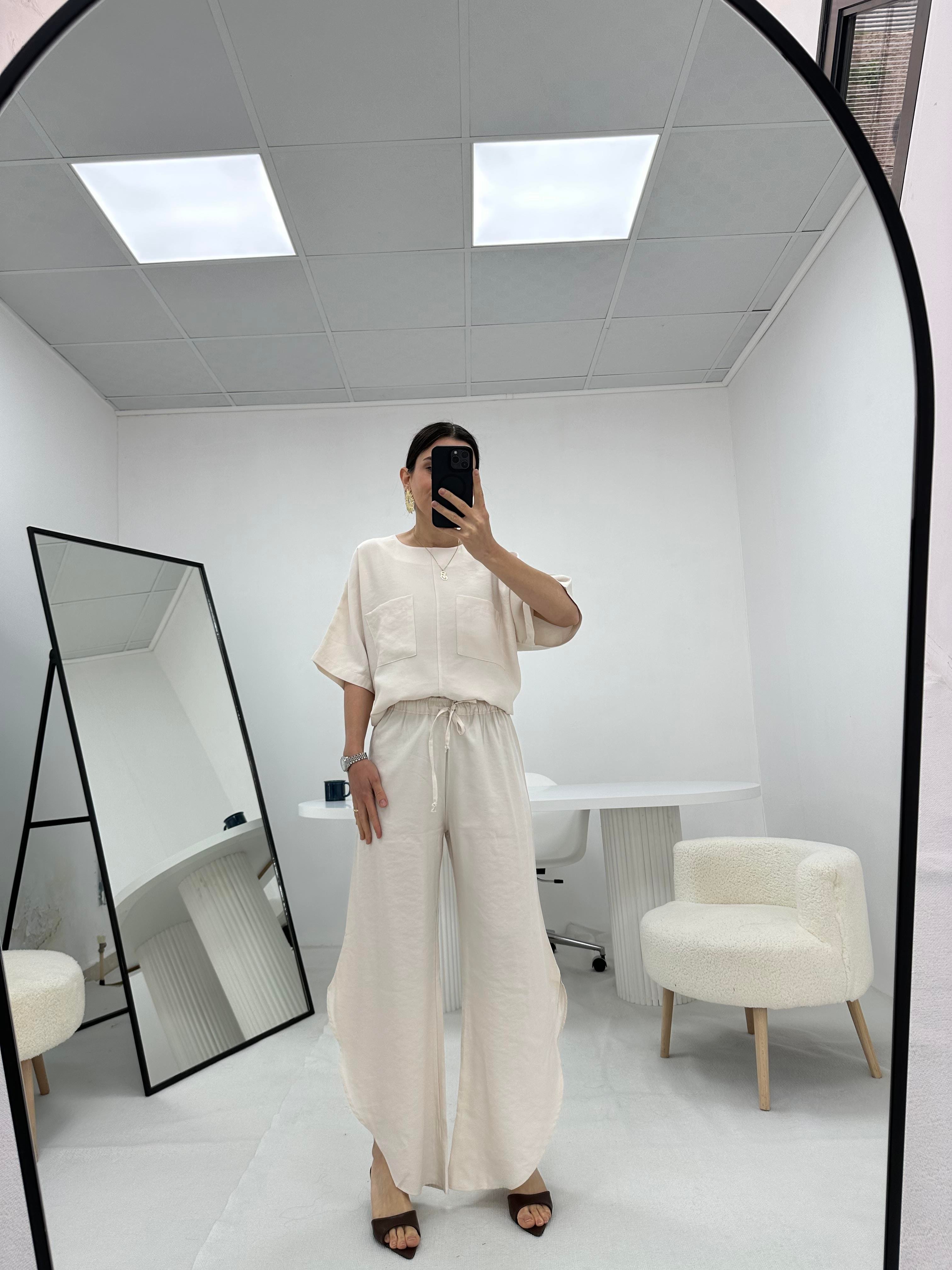 Oval Kesim Paça Detaylı Taş Takım 