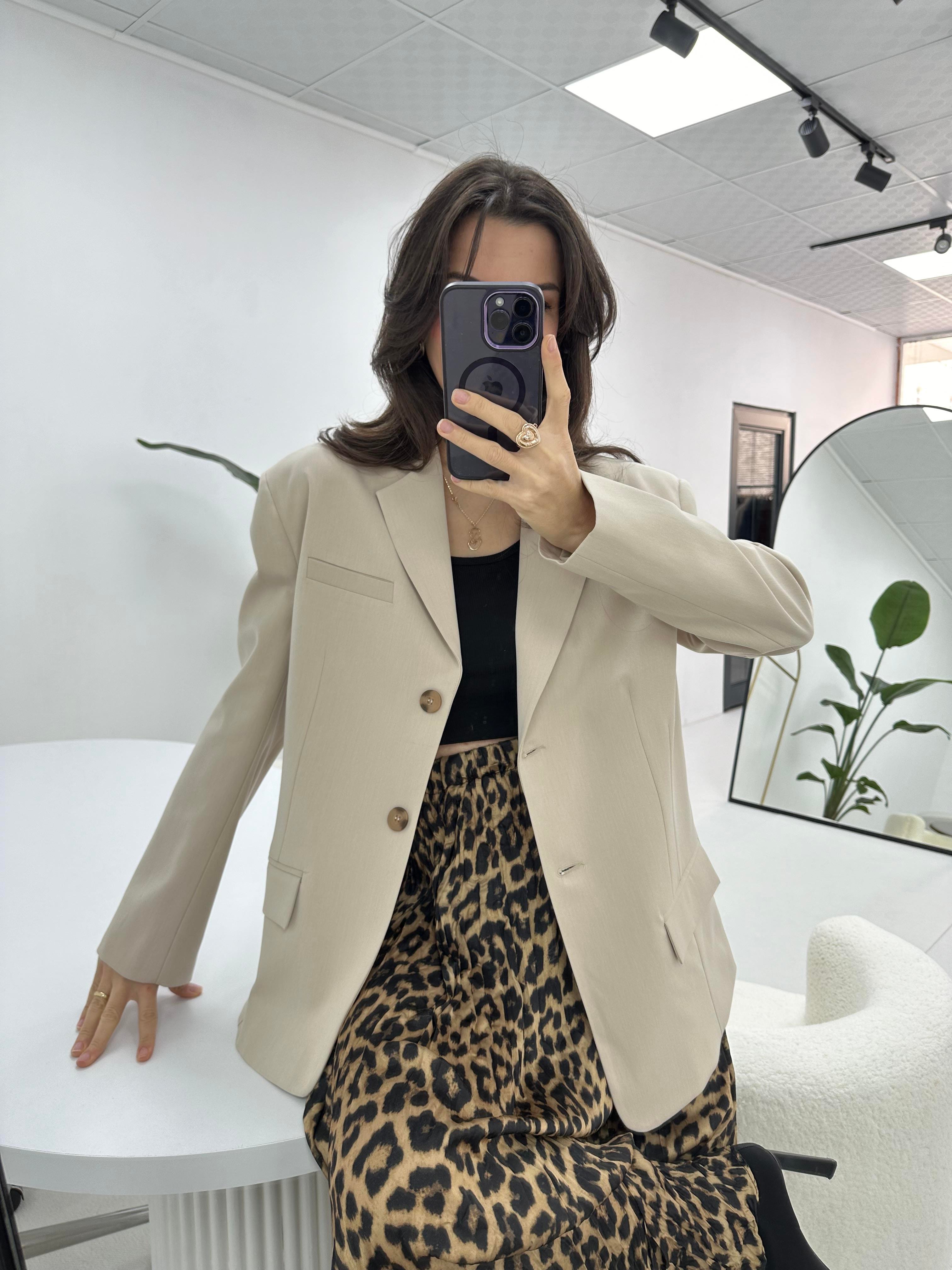 Premium Oversize Taş Ceket