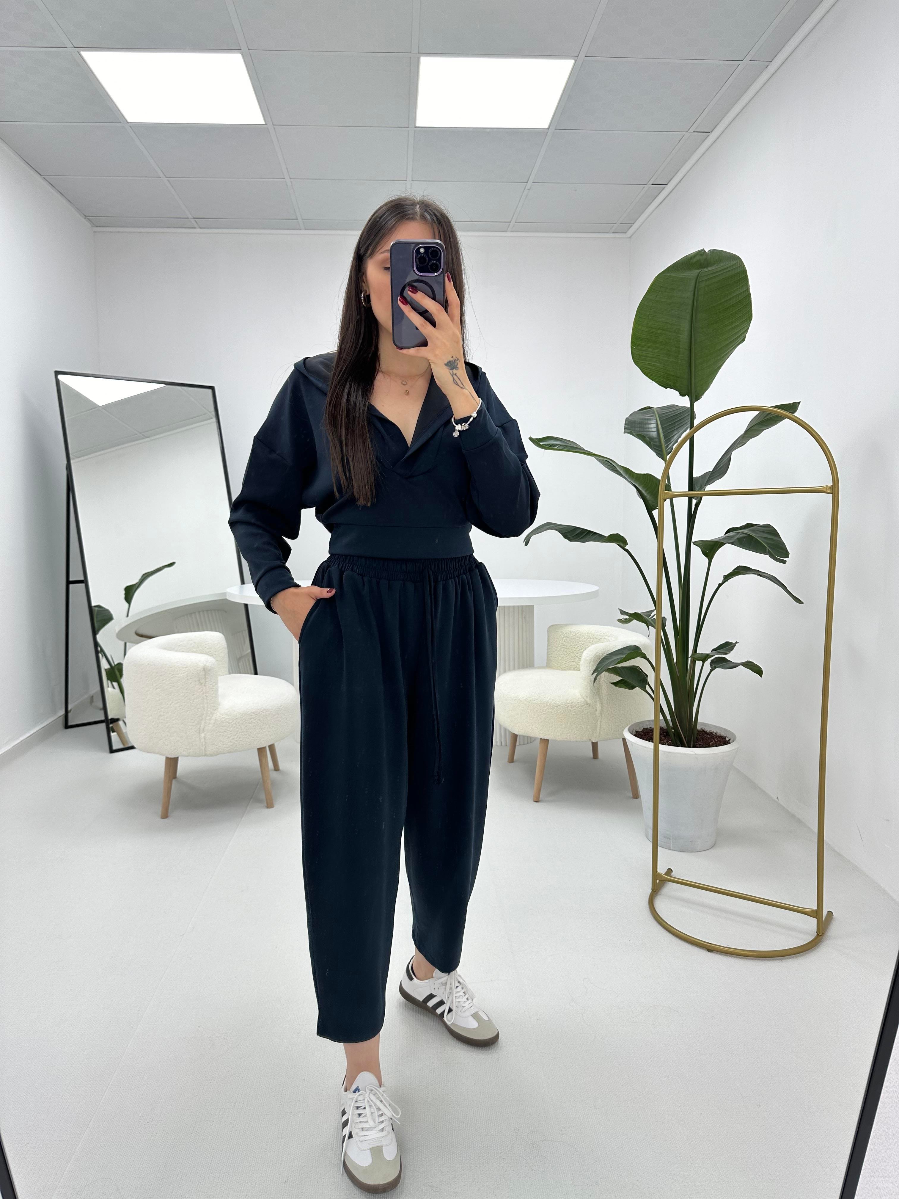 Premium Seri İthal Kalın Pantolon Sweat Takım Antrasit                                               