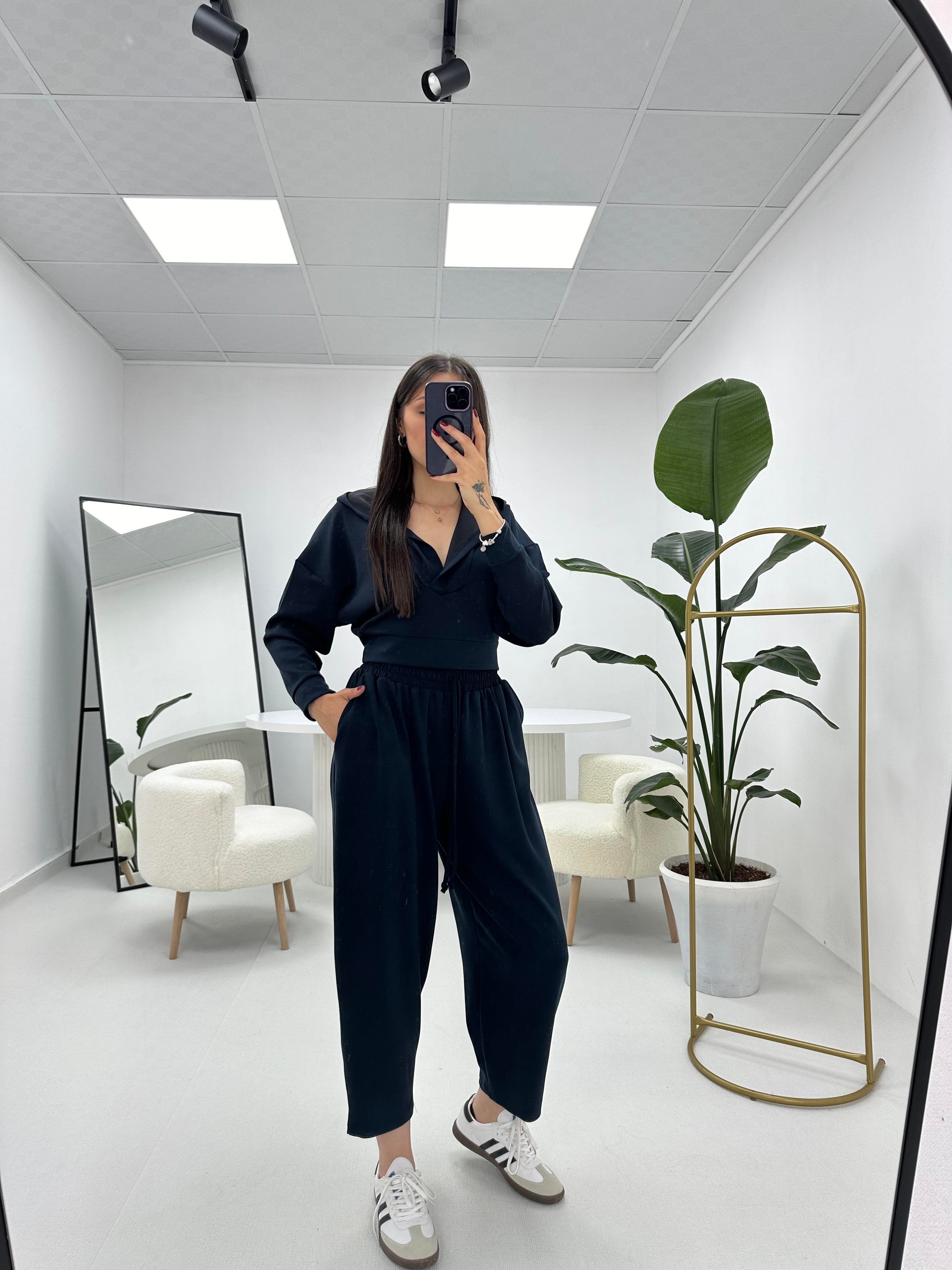 Premium Seri İthal Kalın Pantolon Sweat Takım Antrasit                                               