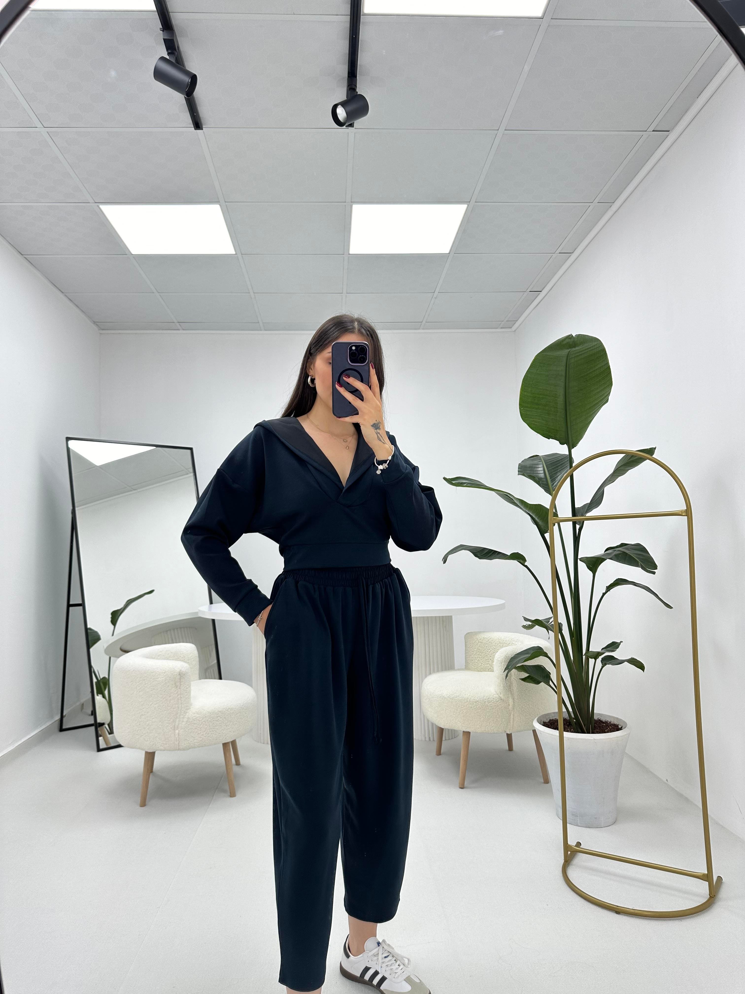 Premium Seri İthal Kalın Pantolon Sweat Takım Antrasit                                               