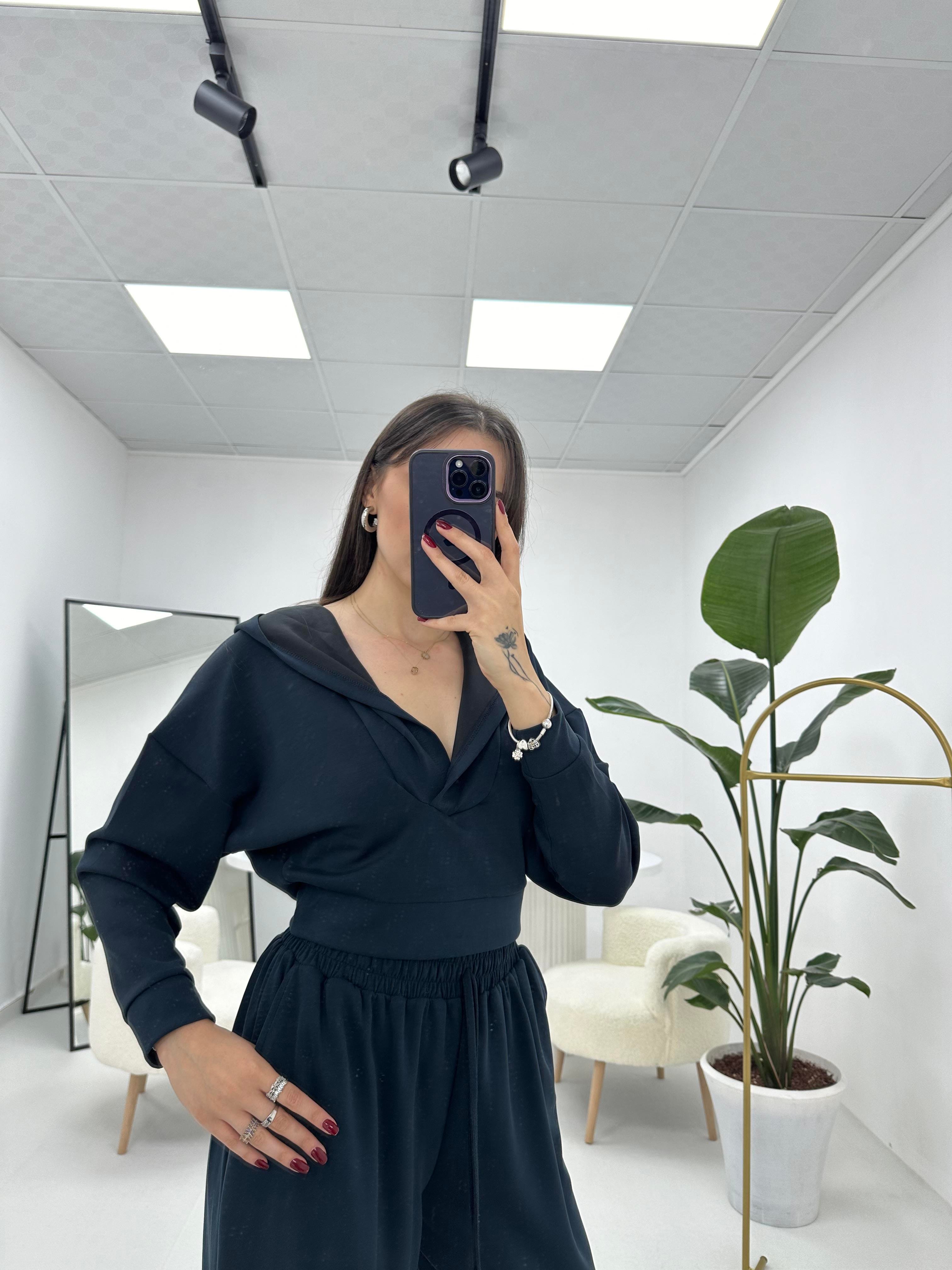 Premium Seri İthal Kalın Pantolon Sweat Takım Antrasit                                               