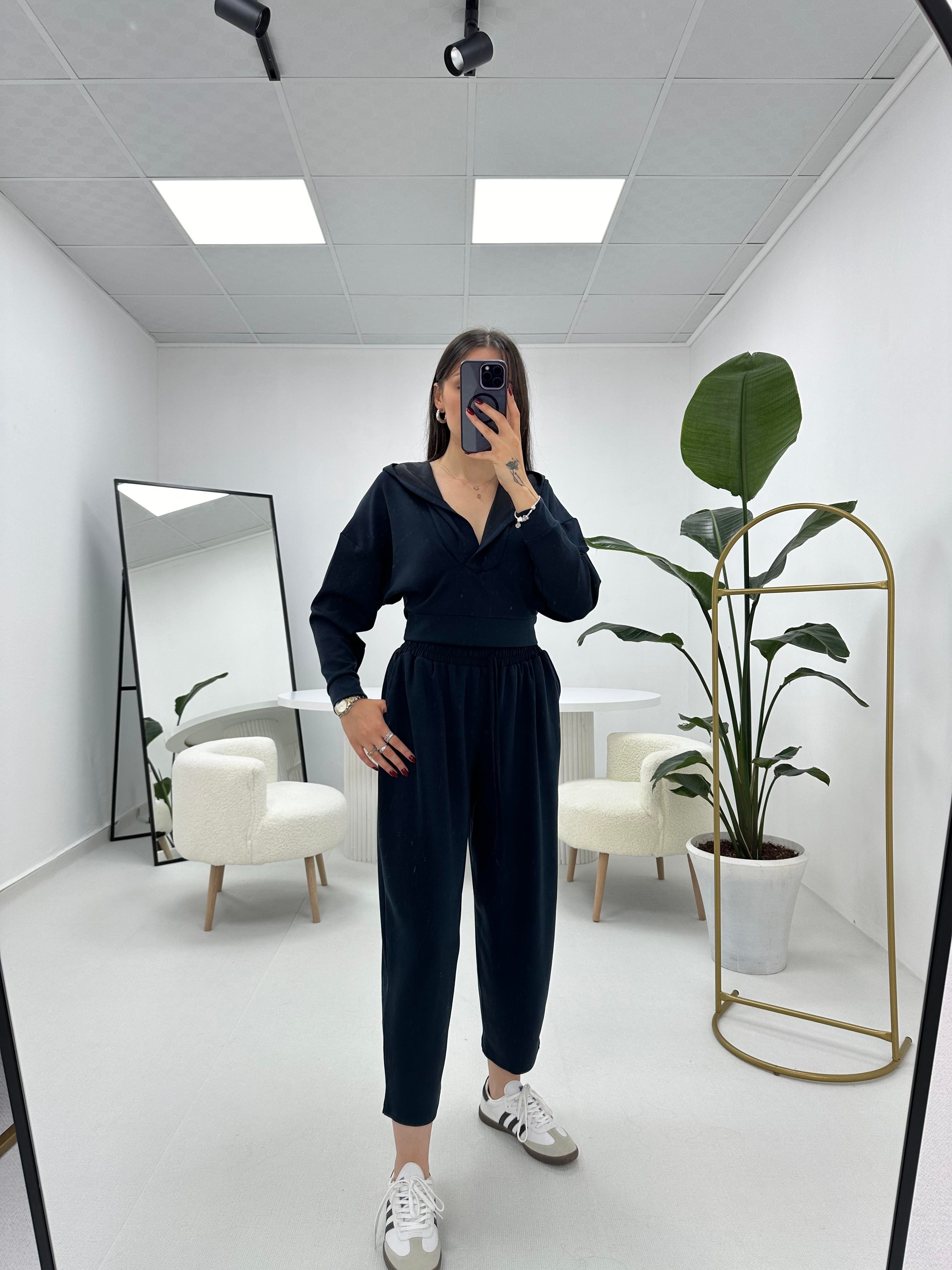 Premium Seri İthal Kalın Pantolon Sweat Takım Antrasit                                               