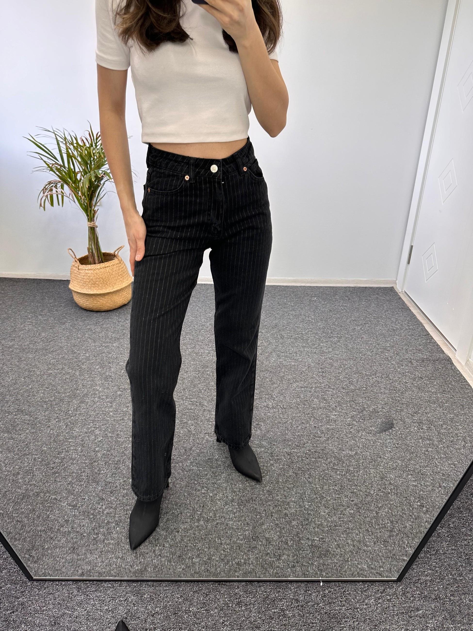 SİM GEÇİŞLİ STRAIGHT ORJİNAL MARKA JEAN SİYAH