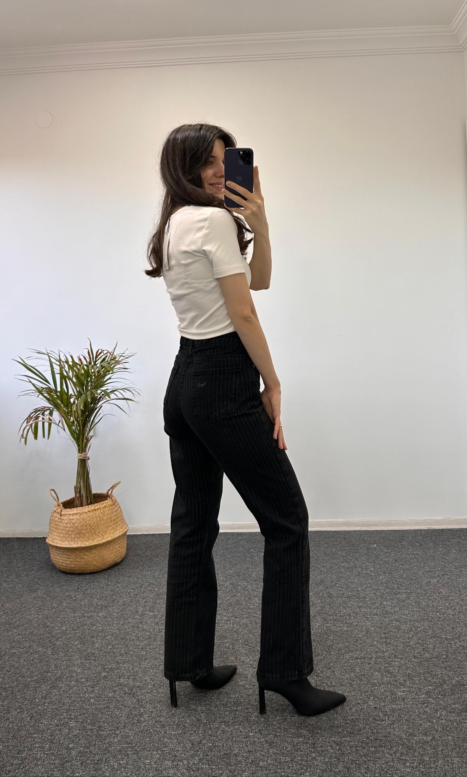 SİM GEÇİŞLİ STRAIGHT ORJİNAL MARKA JEAN SİYAH