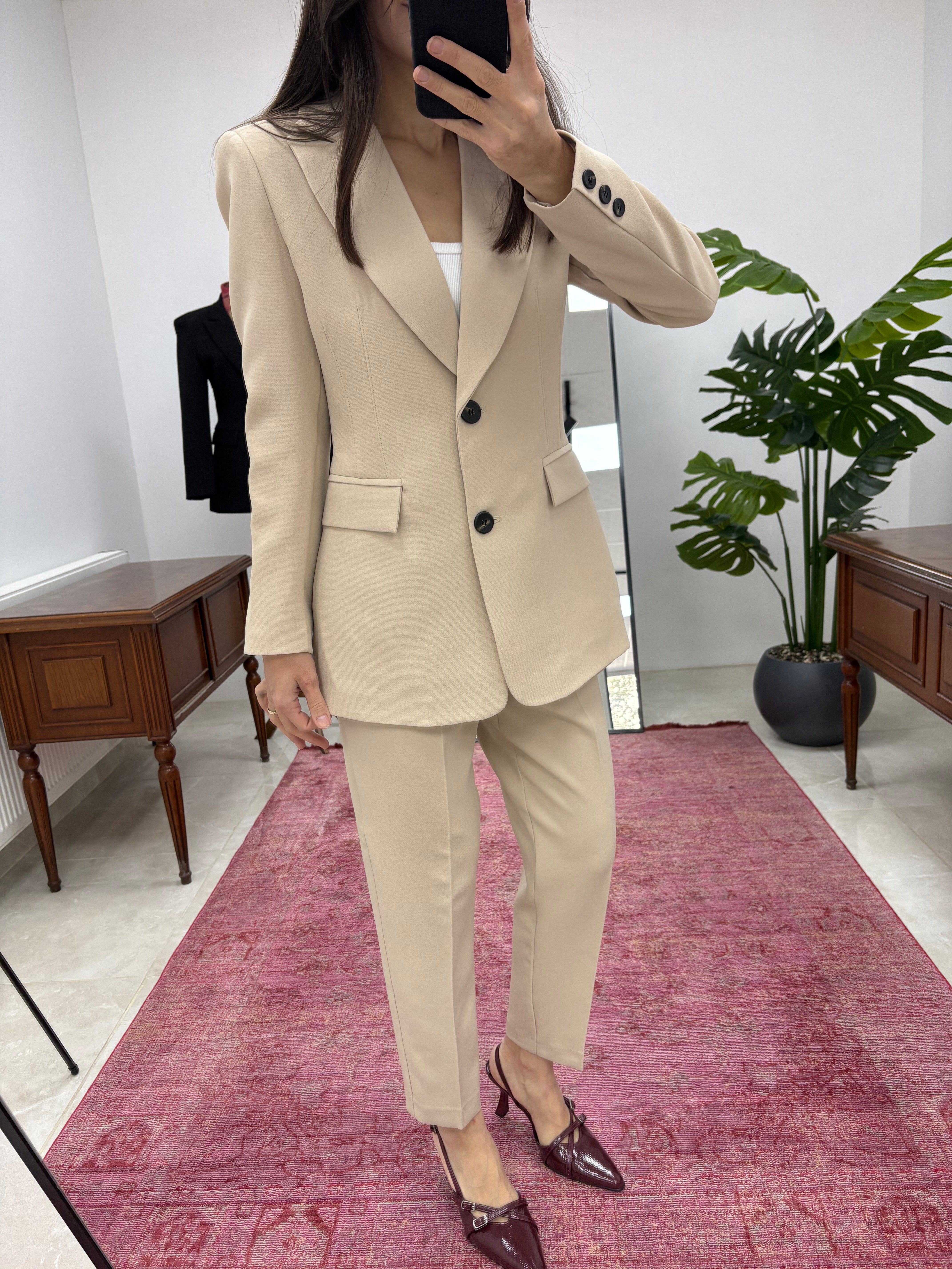 Slimfit Model Taş Blazer  Ceket 