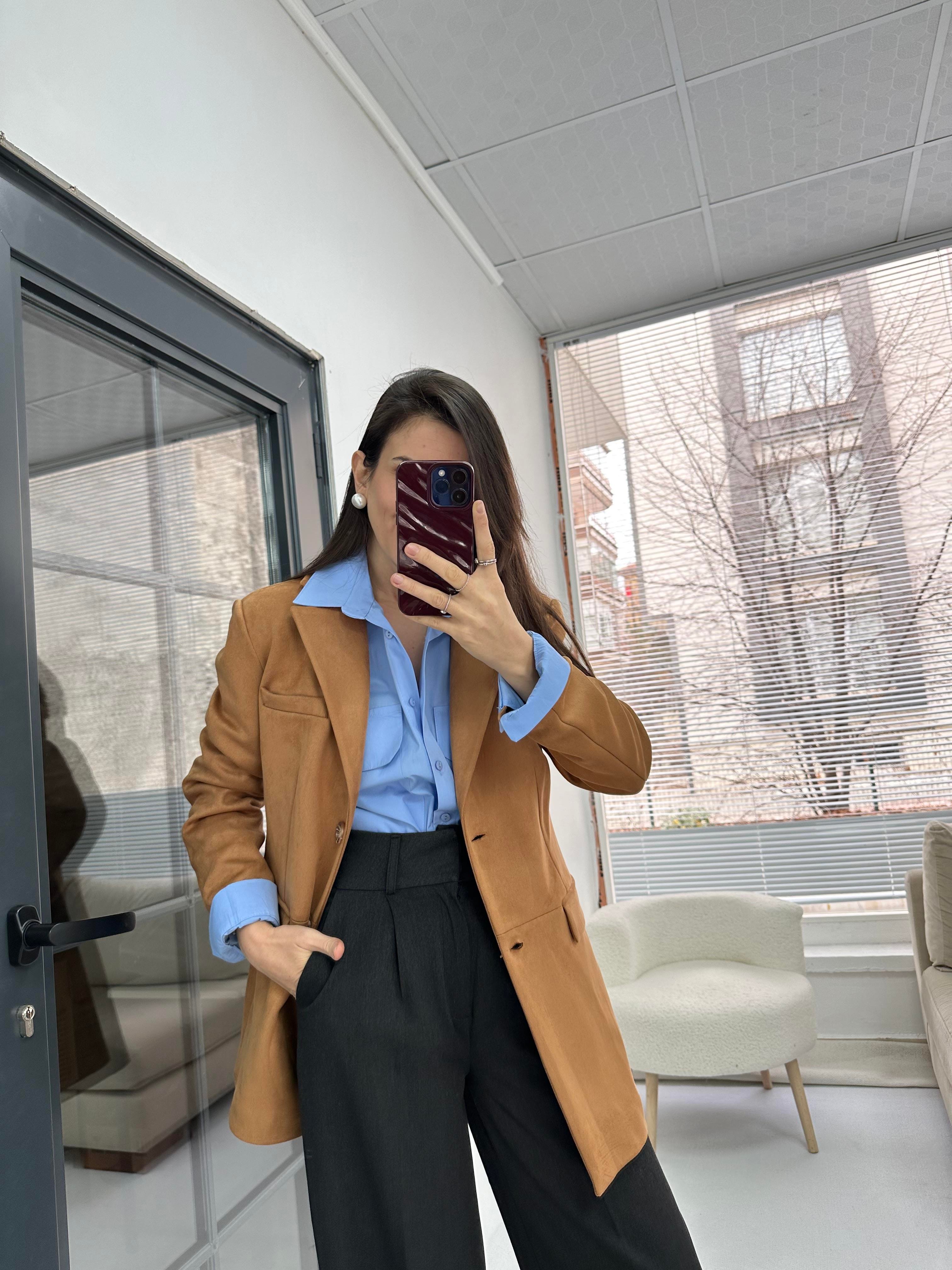 Süet Taba Ceket 